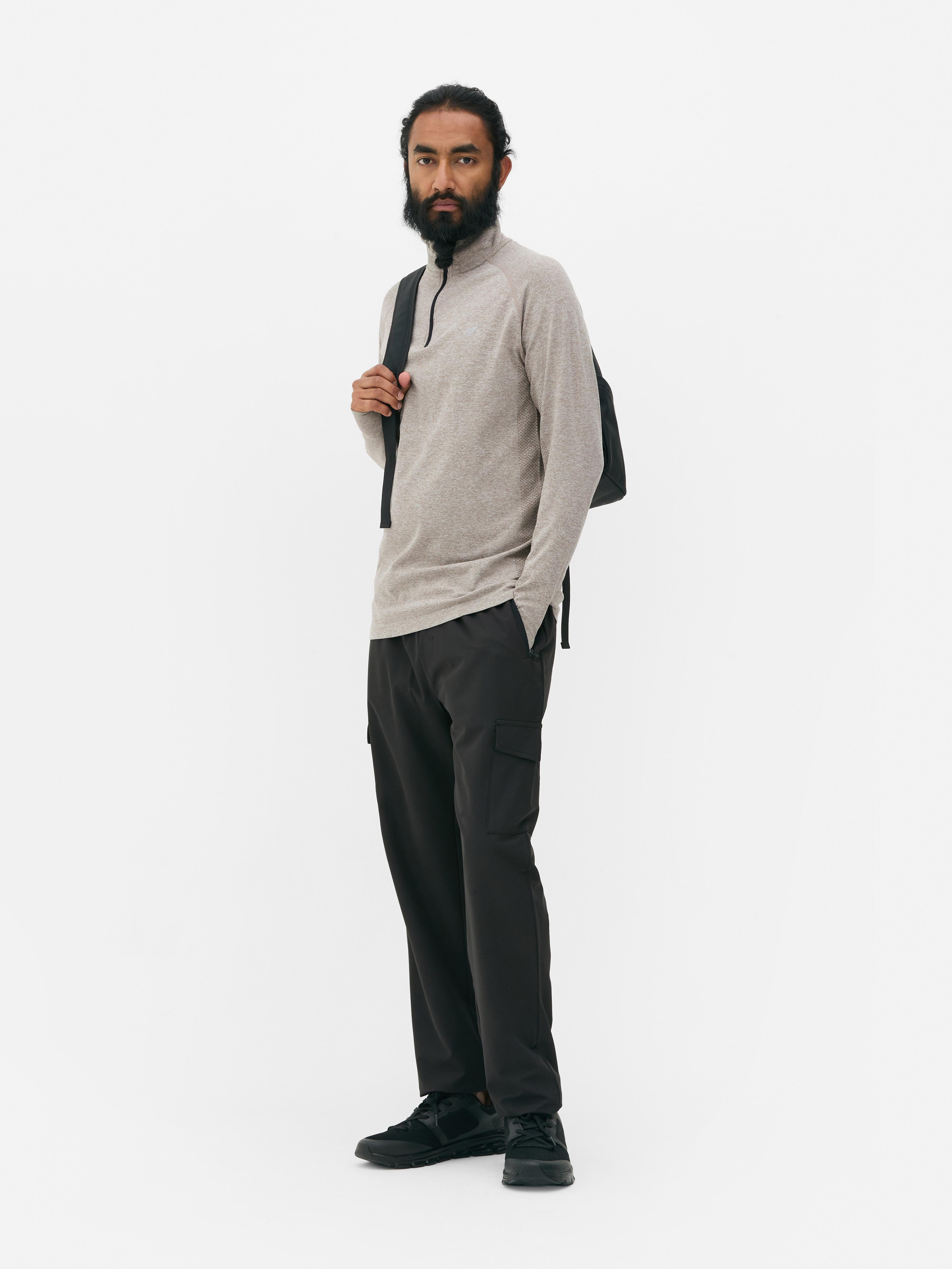 Quater Zip Performance T-Shirt