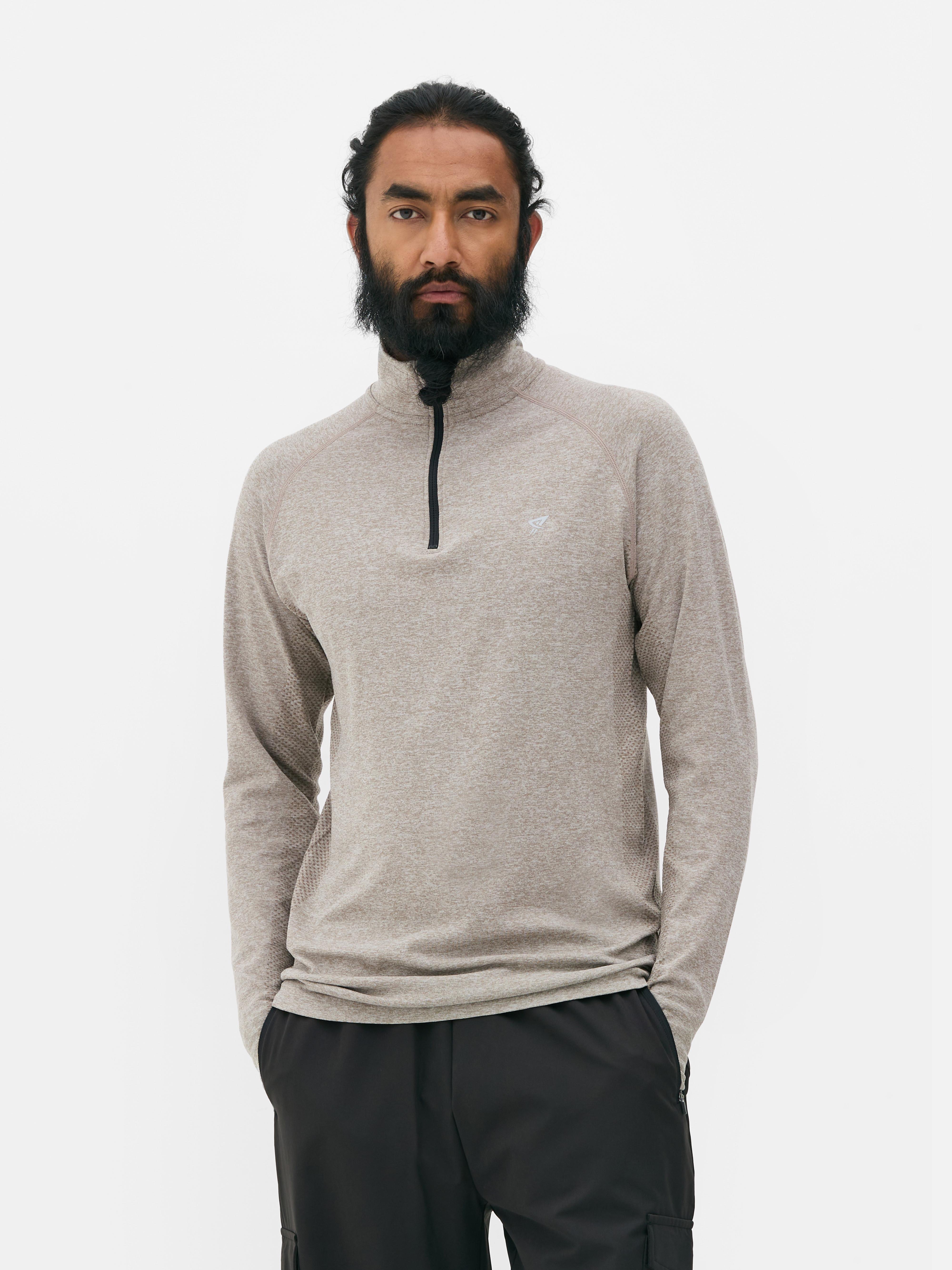 Sportshirt met kwartrits