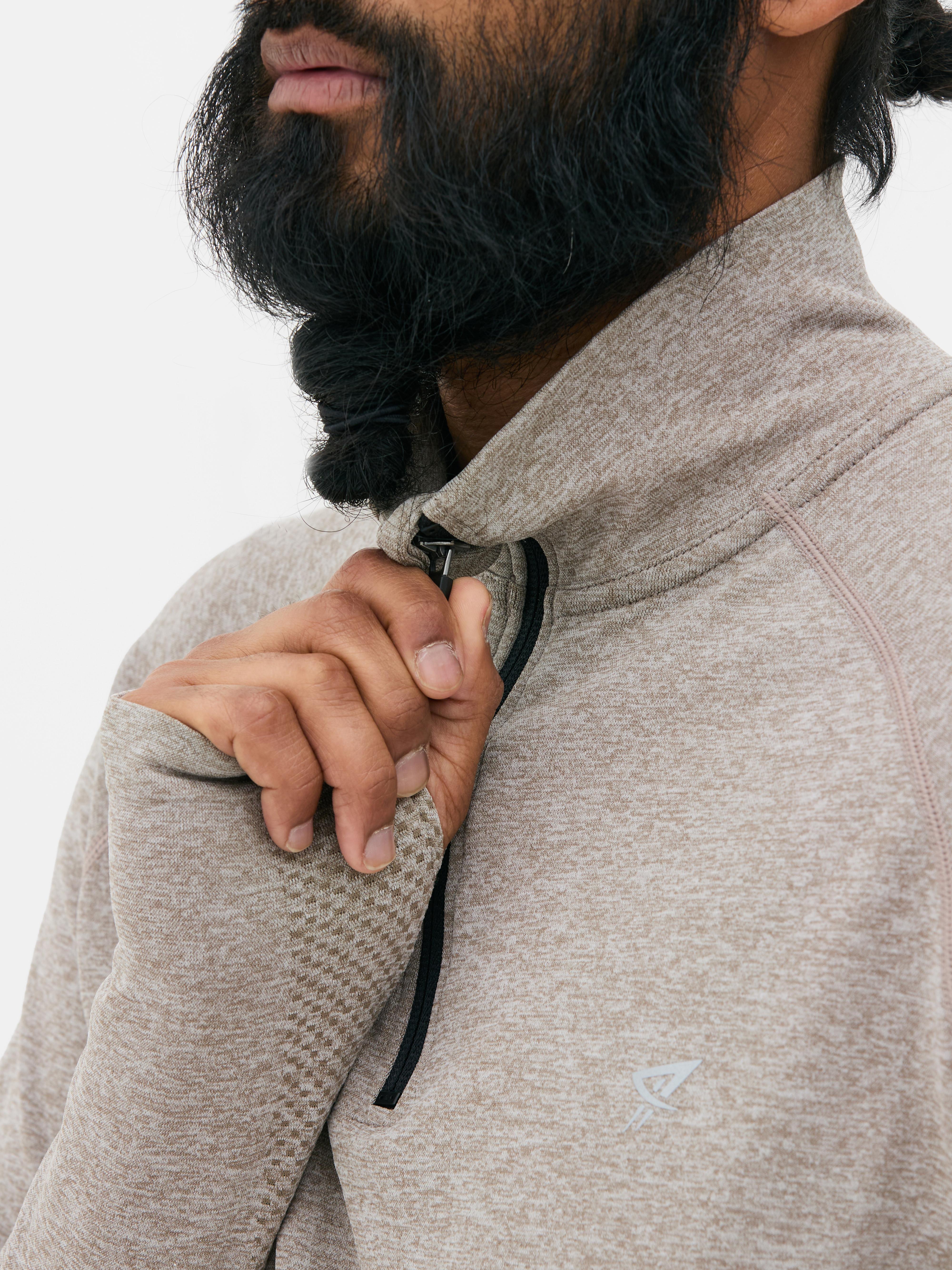 Sportshirt met kwartrits