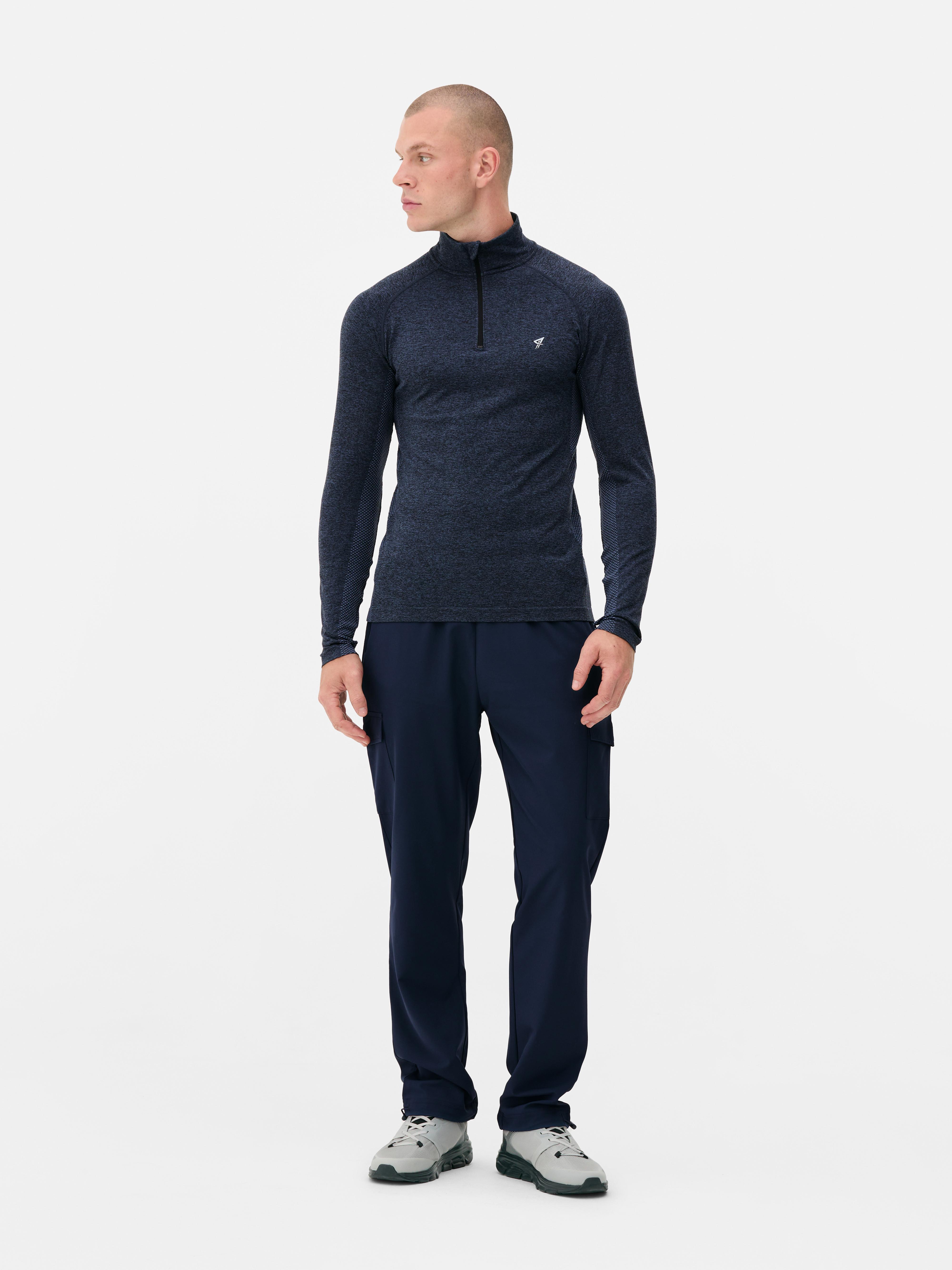 Performance-Shirt mit Viertelreißverschluss
