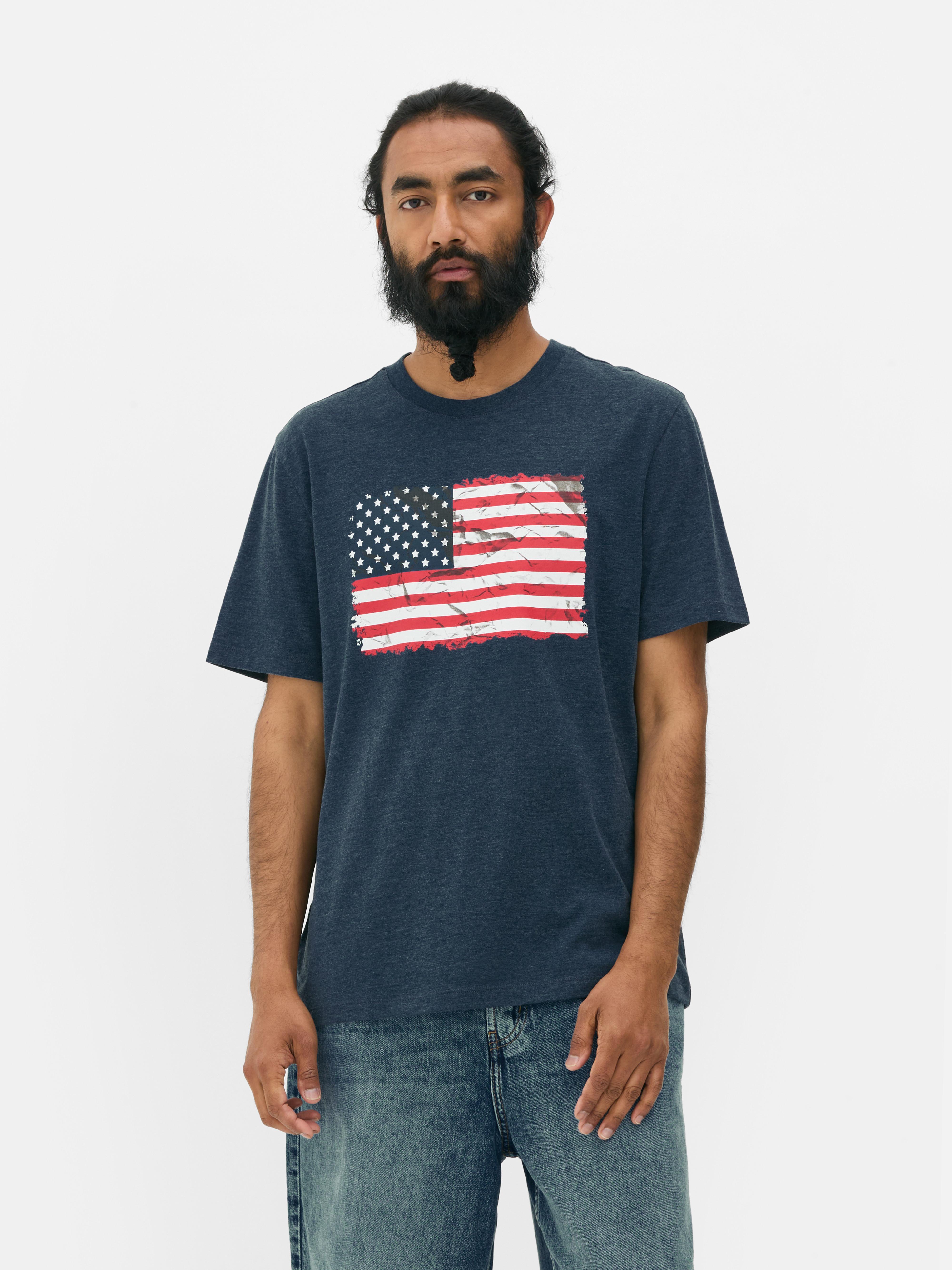 American Flag Short Sleeve T-Shirt