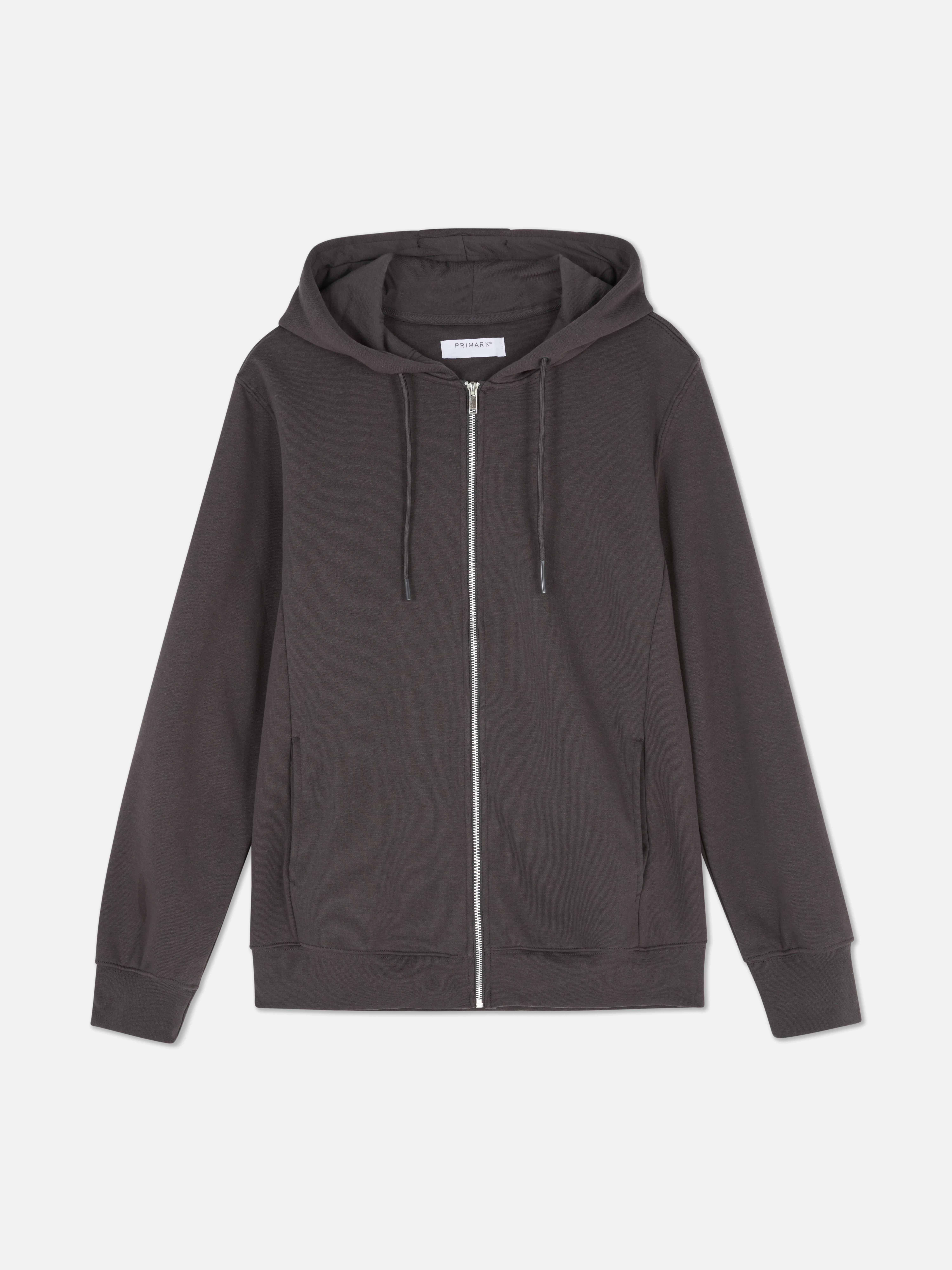 パーカー・フーディ We11done CHARCOAL MENS BOUCLE HOODIE ZIP-UP / CHA We11done ウェルダン FW25 CHARCOAL MENS BOUCLE HOODIE ZIP-UP