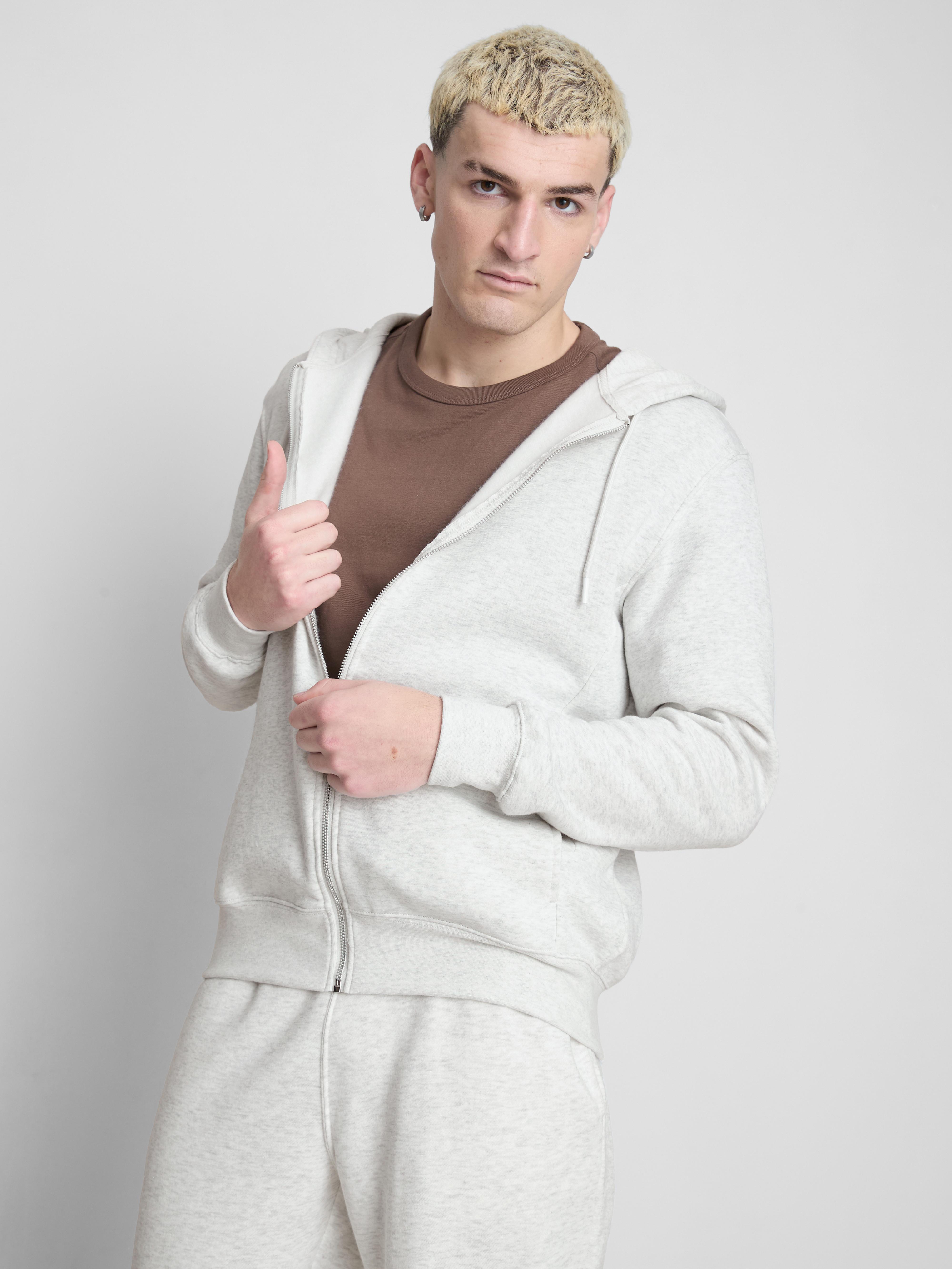 Mikina s kapucí na zip