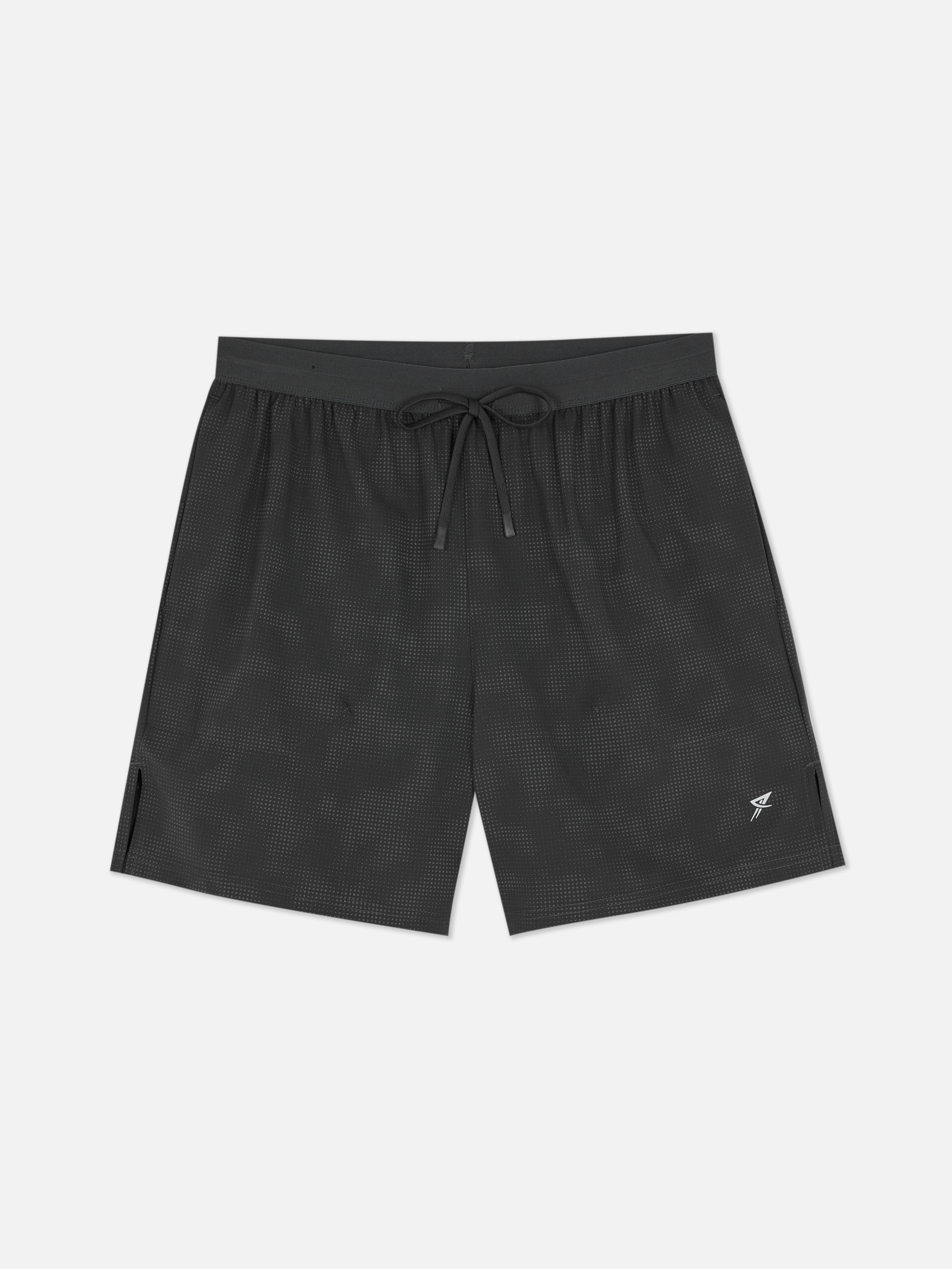 Strukturierte Laufshorts mit Kordelzug