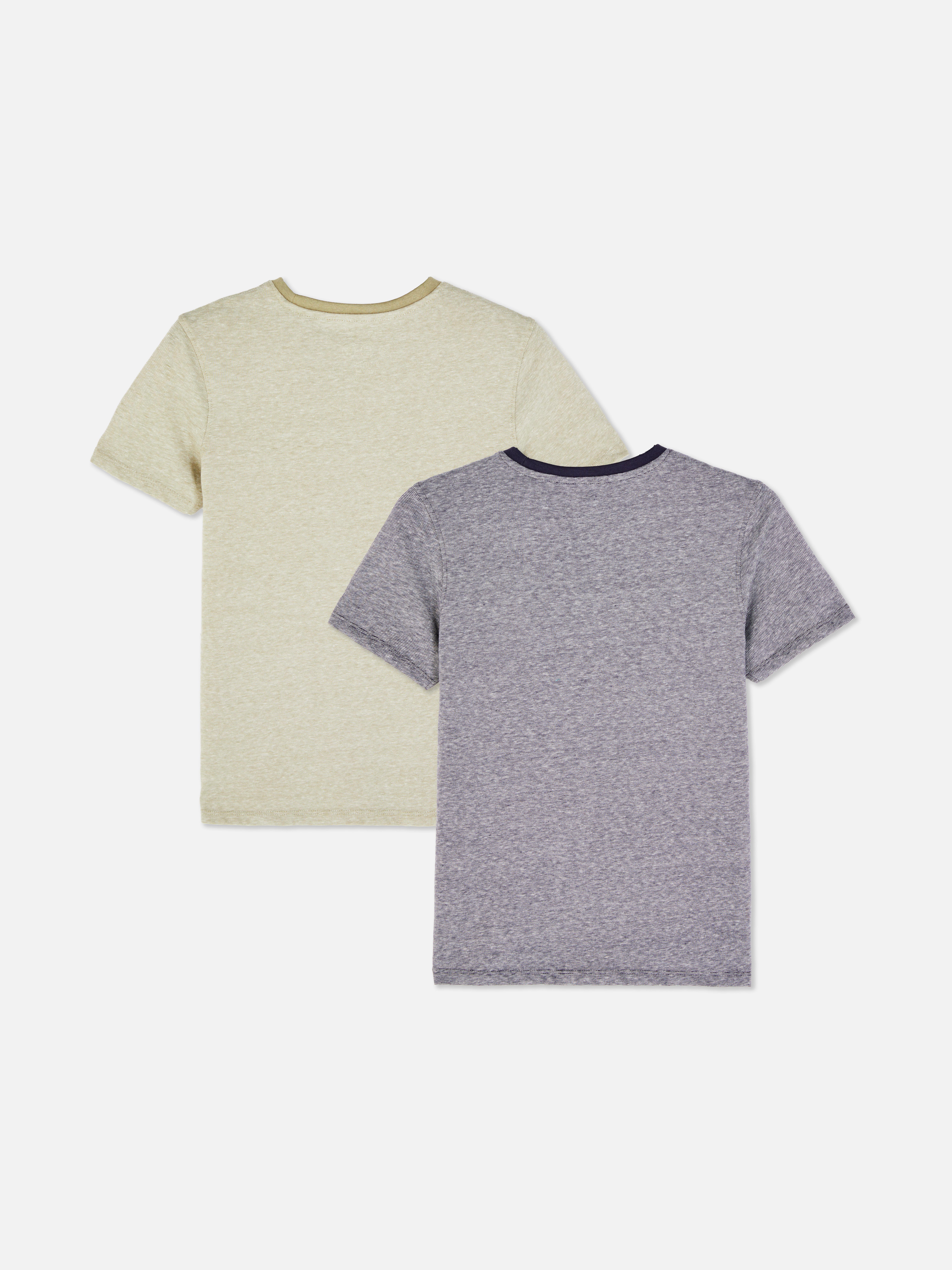 2pk Younger Kids’ Pinstripe T-Shirts