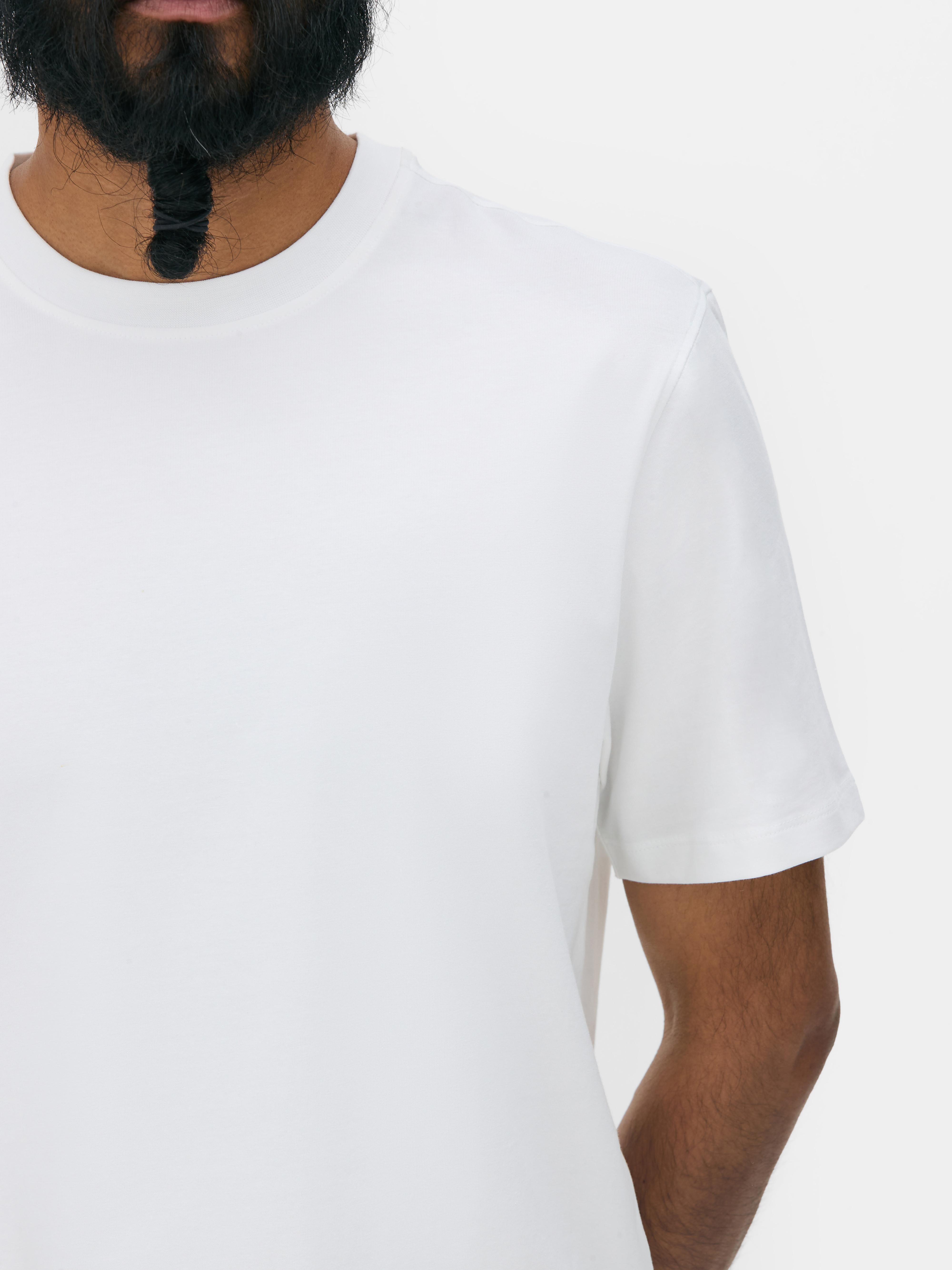 ☆【 】☆Slim Fit 2PK Short Sleeve T-Shir.t☆ Mens White 2pk Essential Short Sleeve T-Shirts | Primark