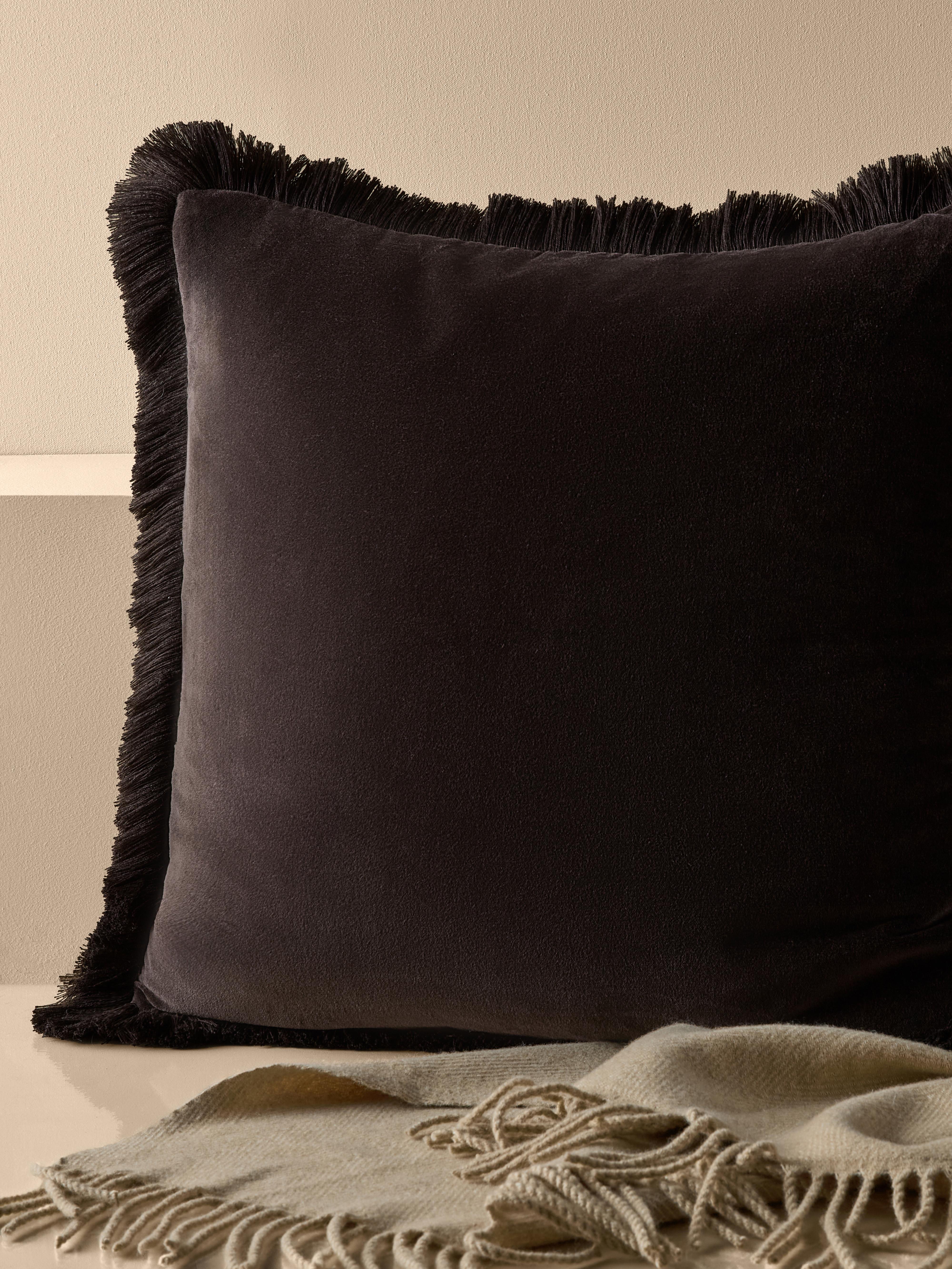 The Edit Fringed Square Cushion