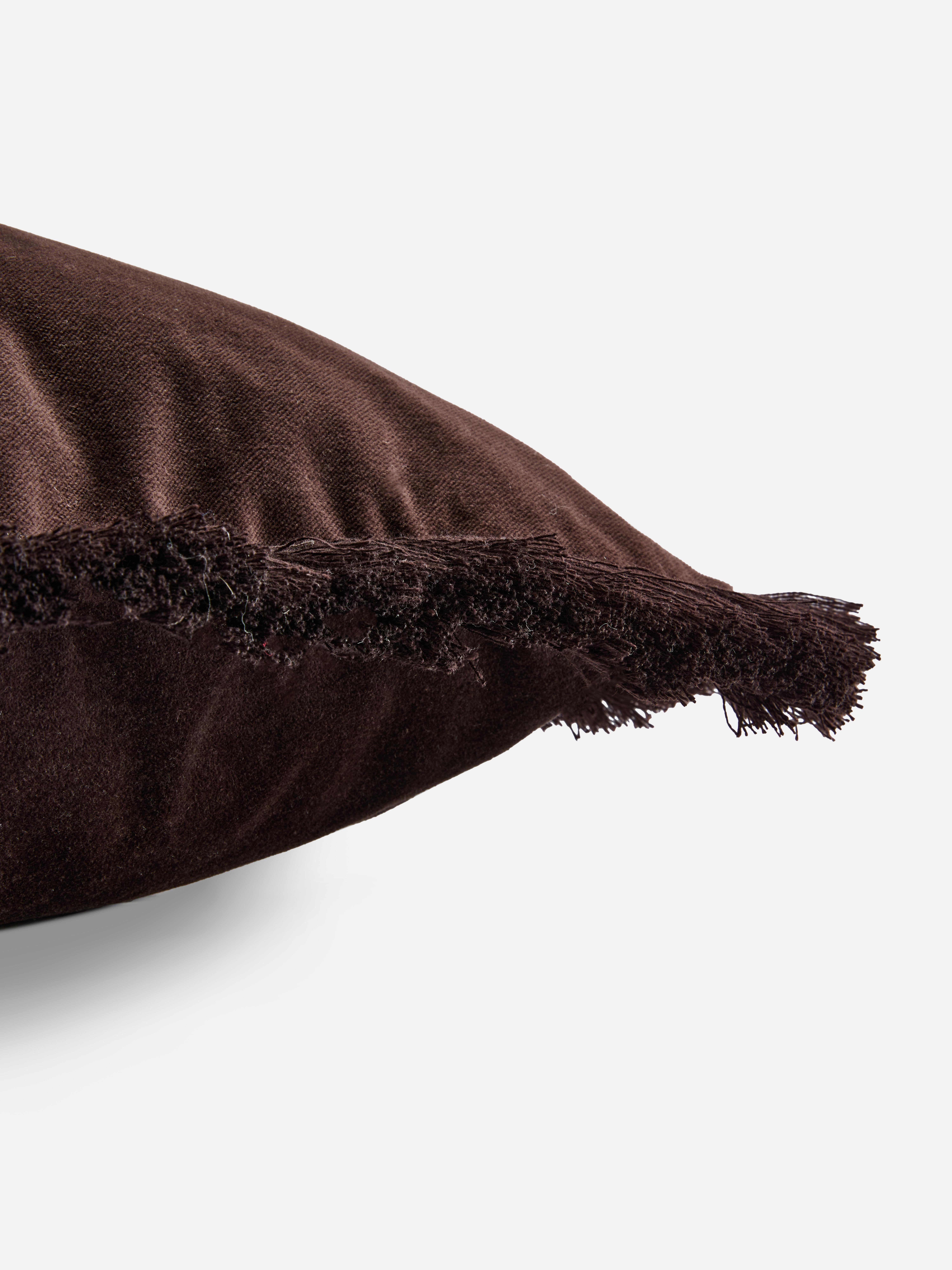 The Edit Fringed Square Cushion