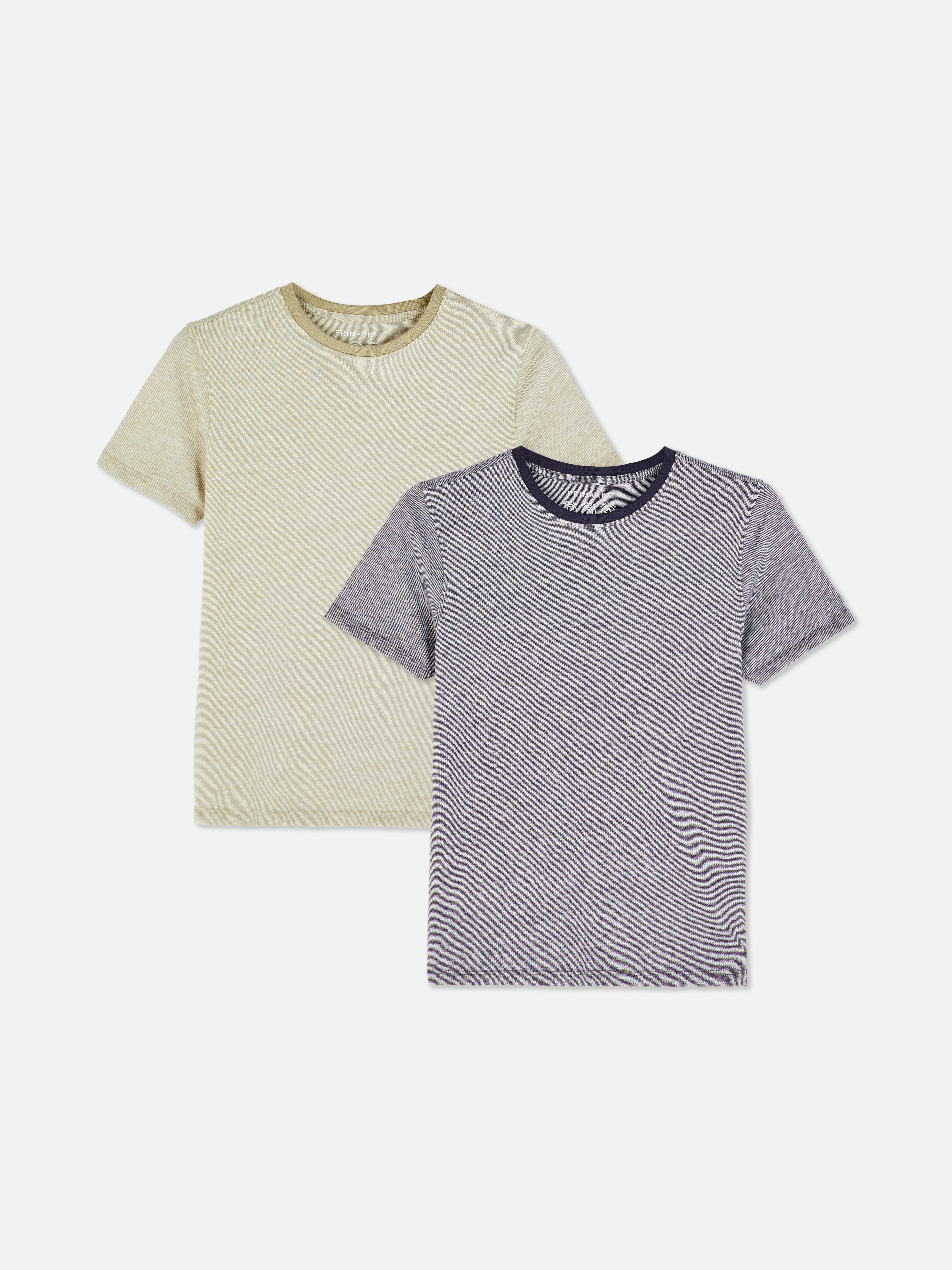 2pk Older Kids’ Pinstripe T-Shirts