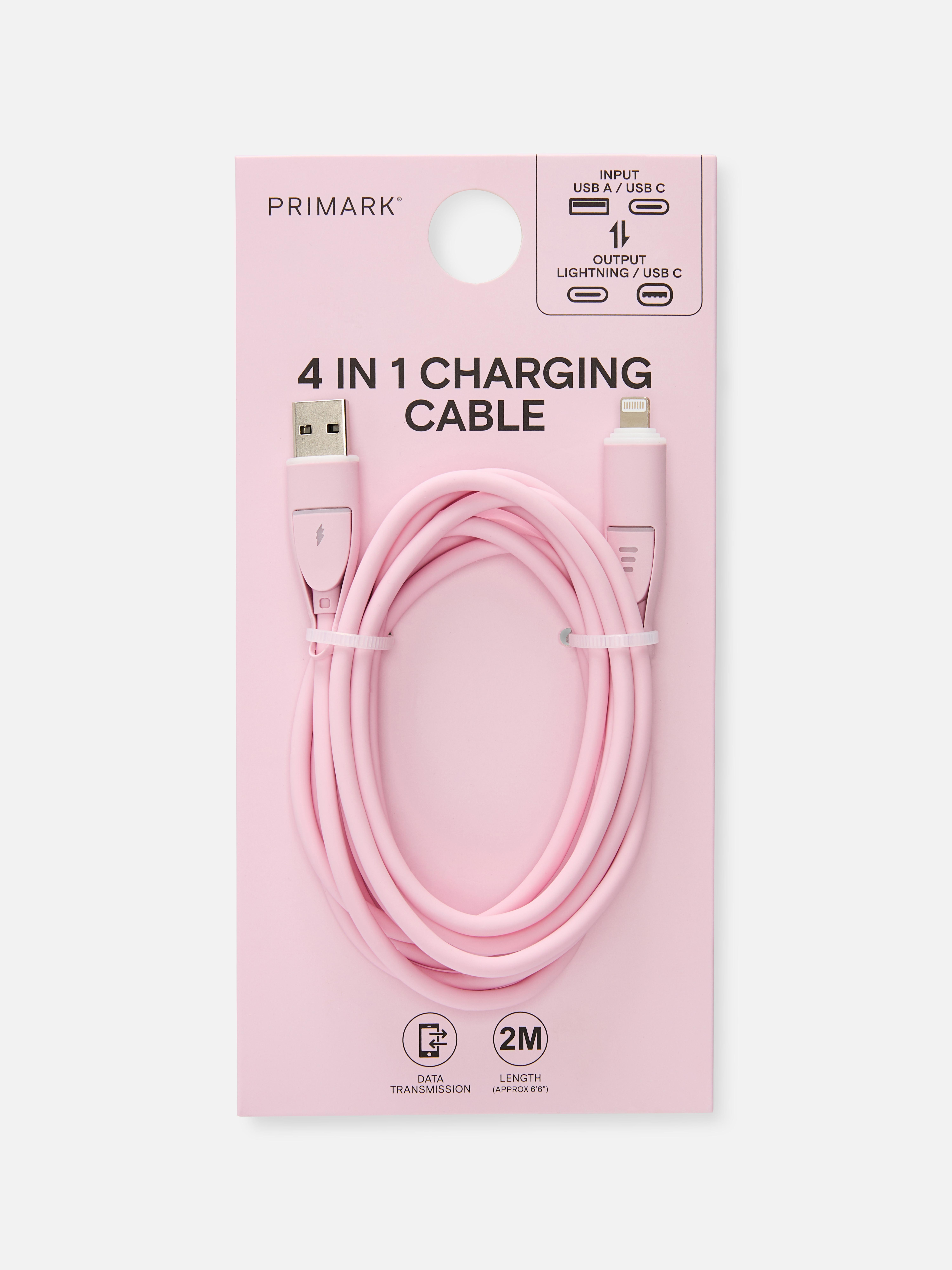 2m nabíjecí kabel 4 v 1