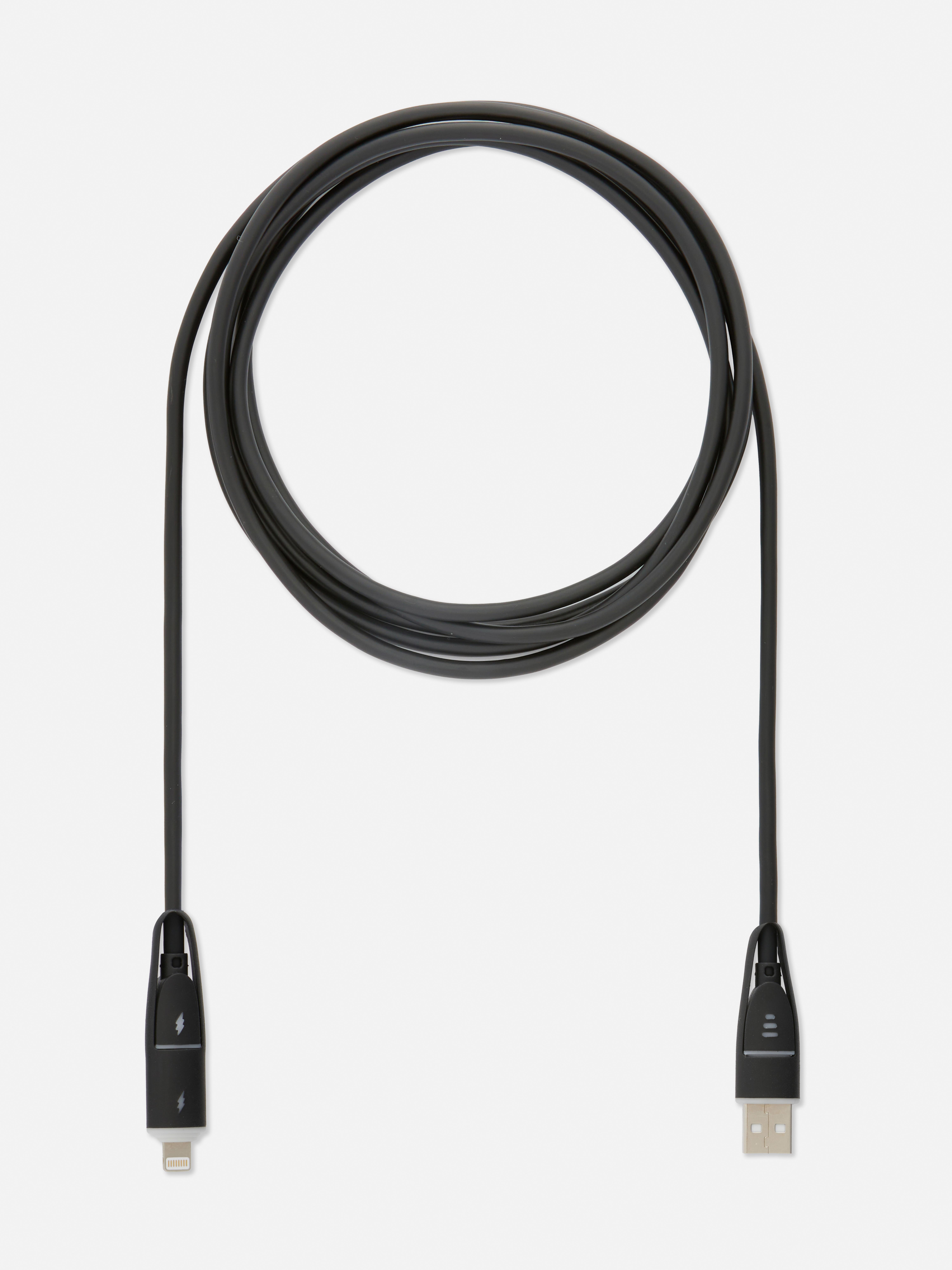 Câble de recharge 4-en-1 2 m