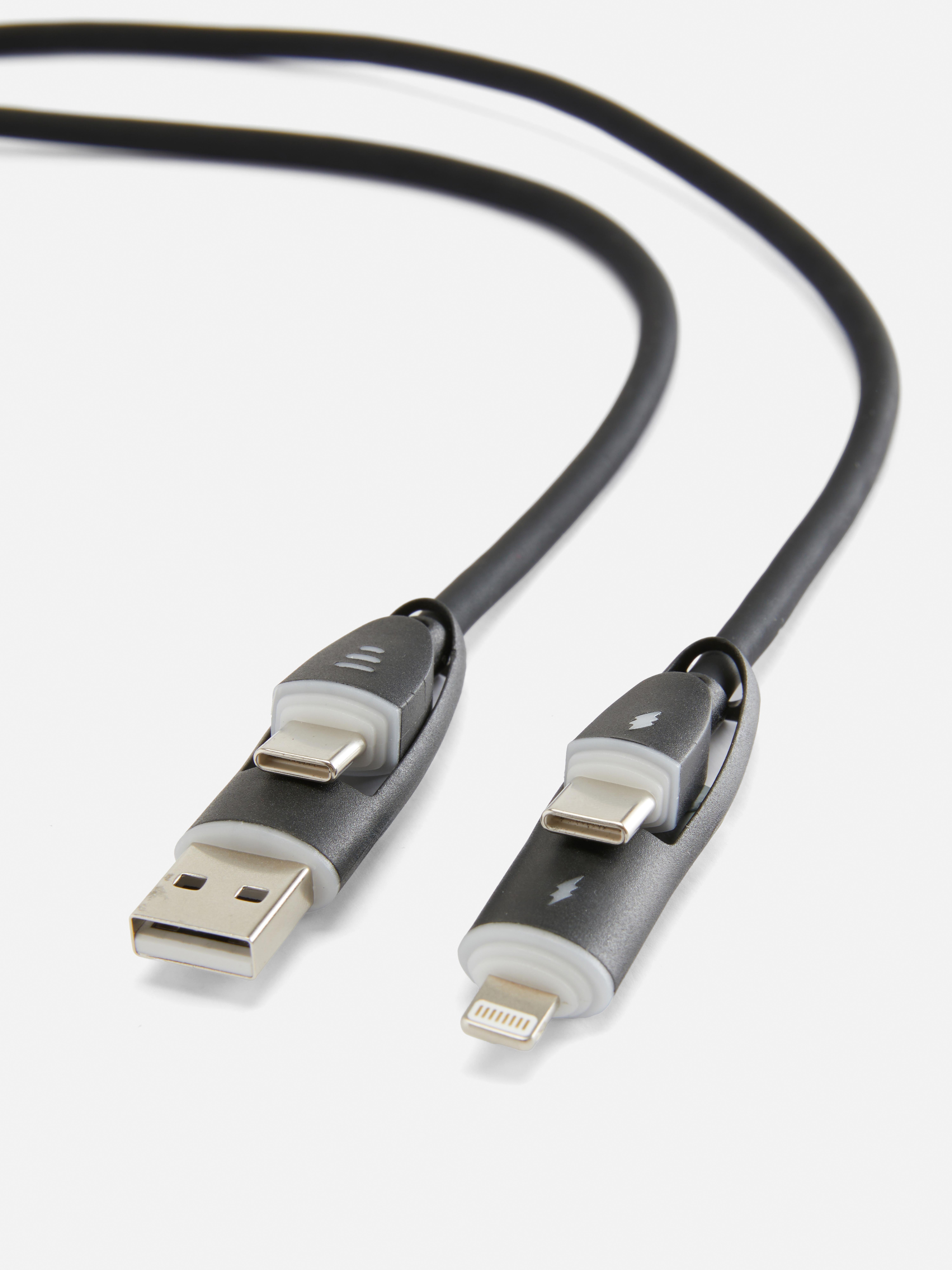 Câble de recharge 4-en-1 2 m