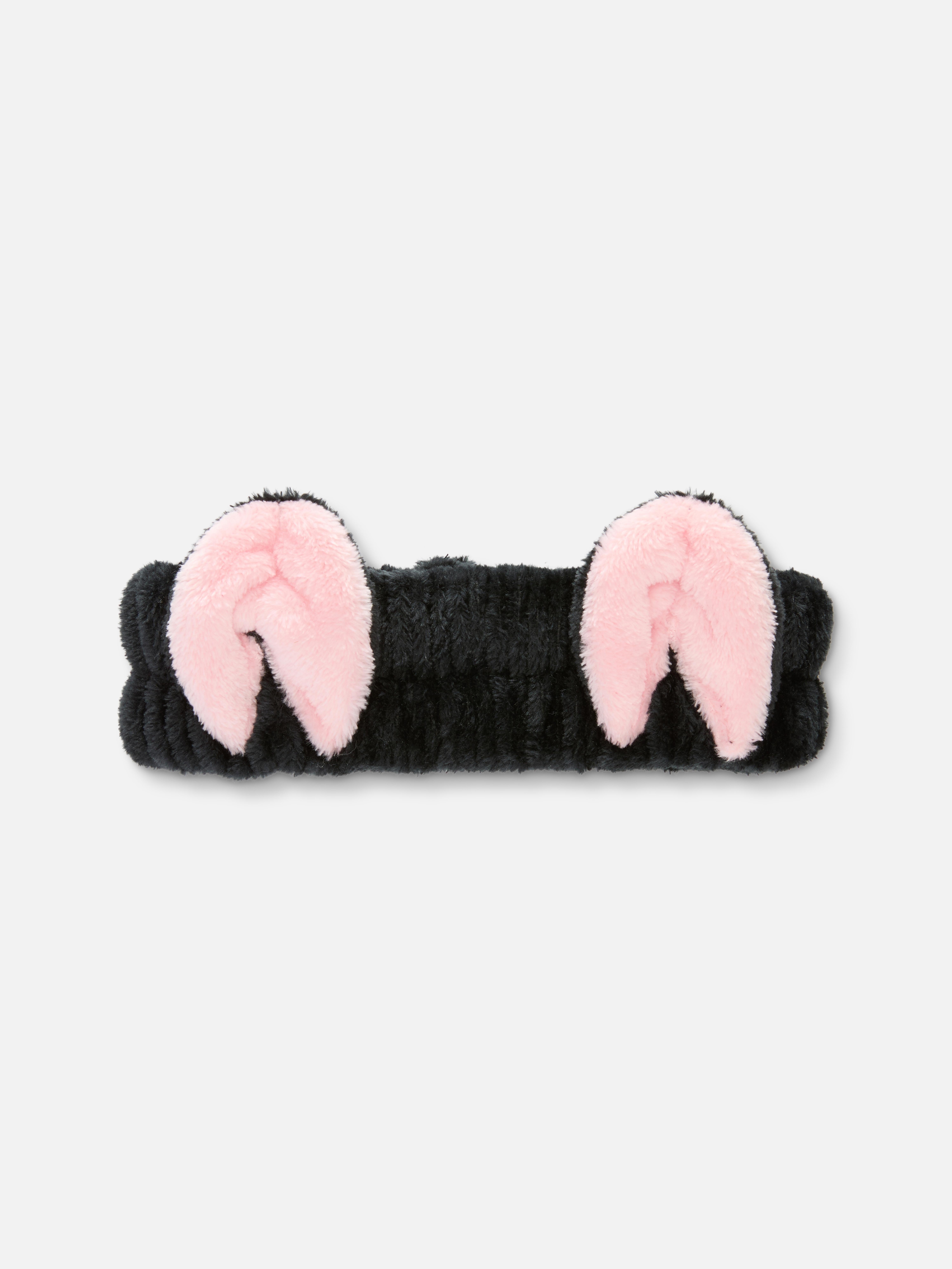 Zachte Halloween-hoofdband met kattenoortjes