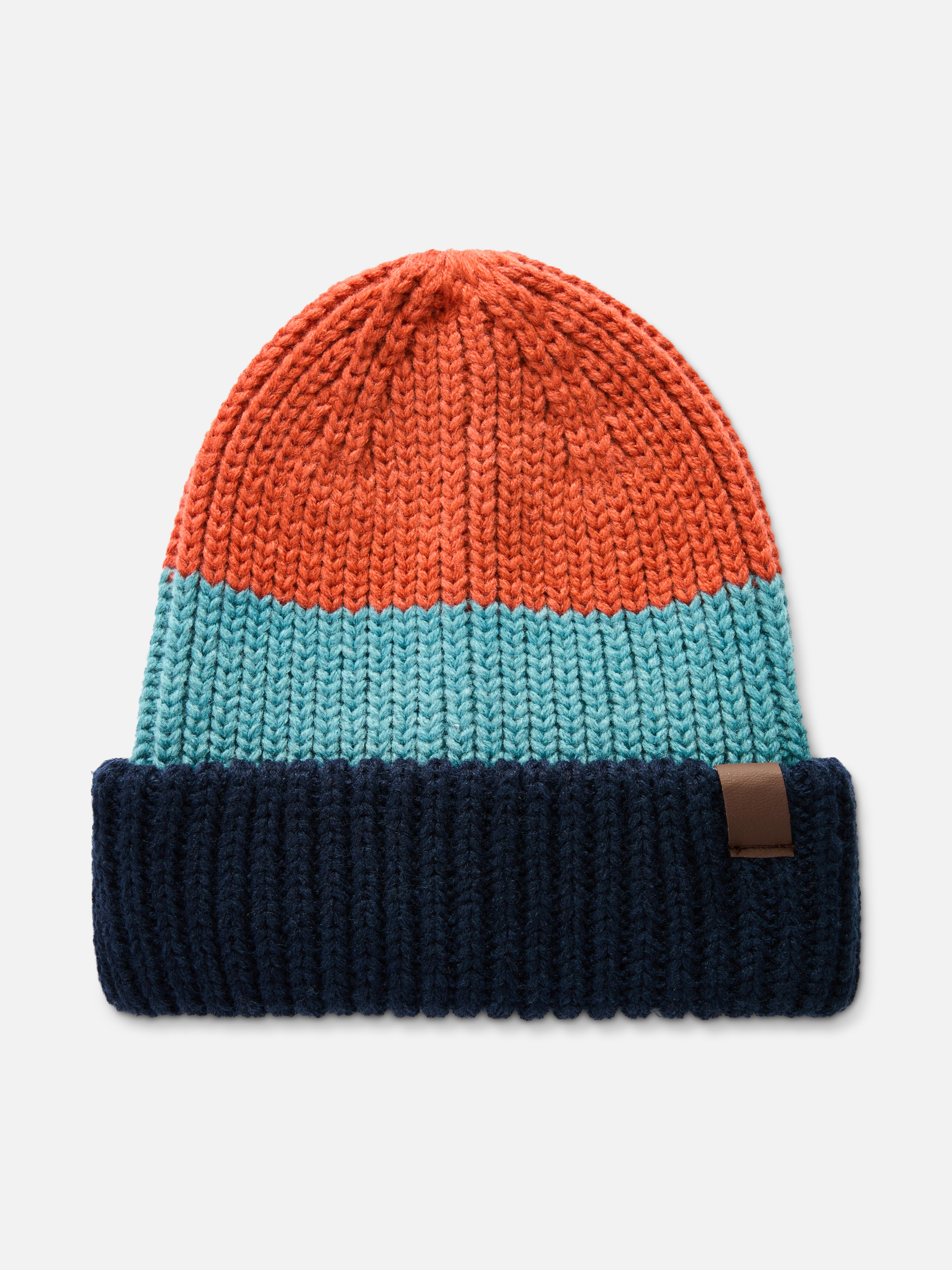 Grofgebreide beanie van ribstof