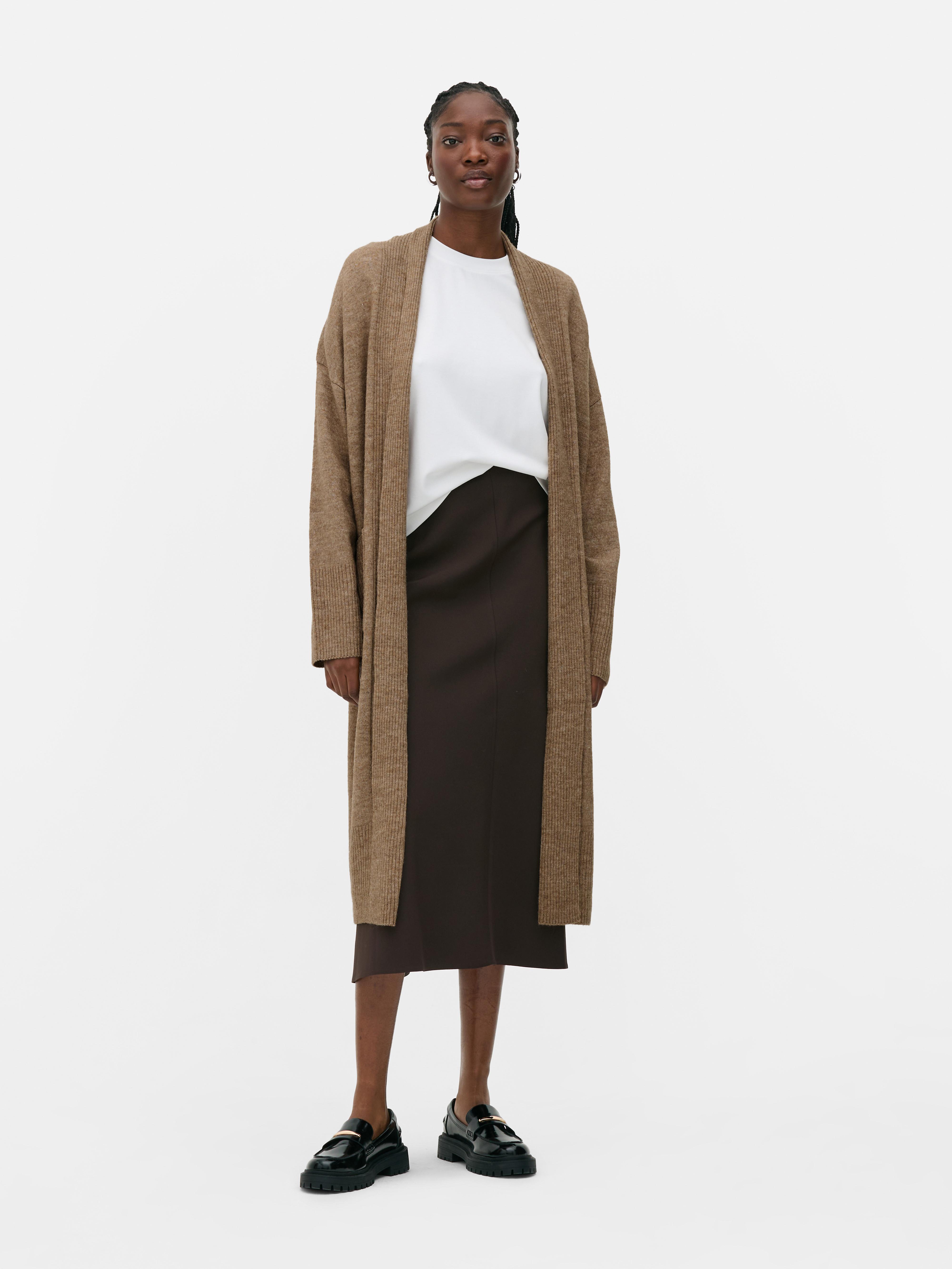Longline Drape Cardigan