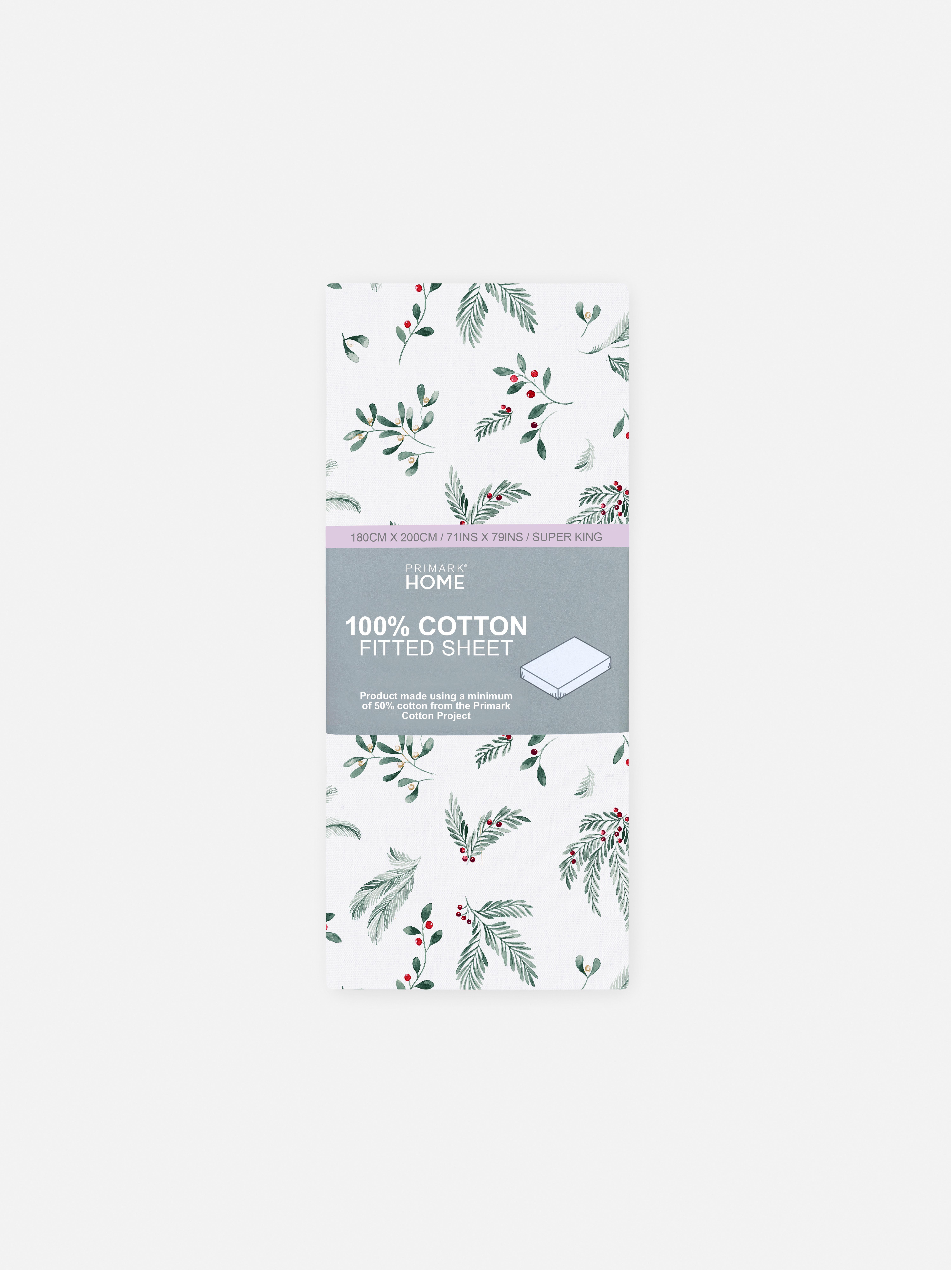 Holly Super King Fitted Sheet