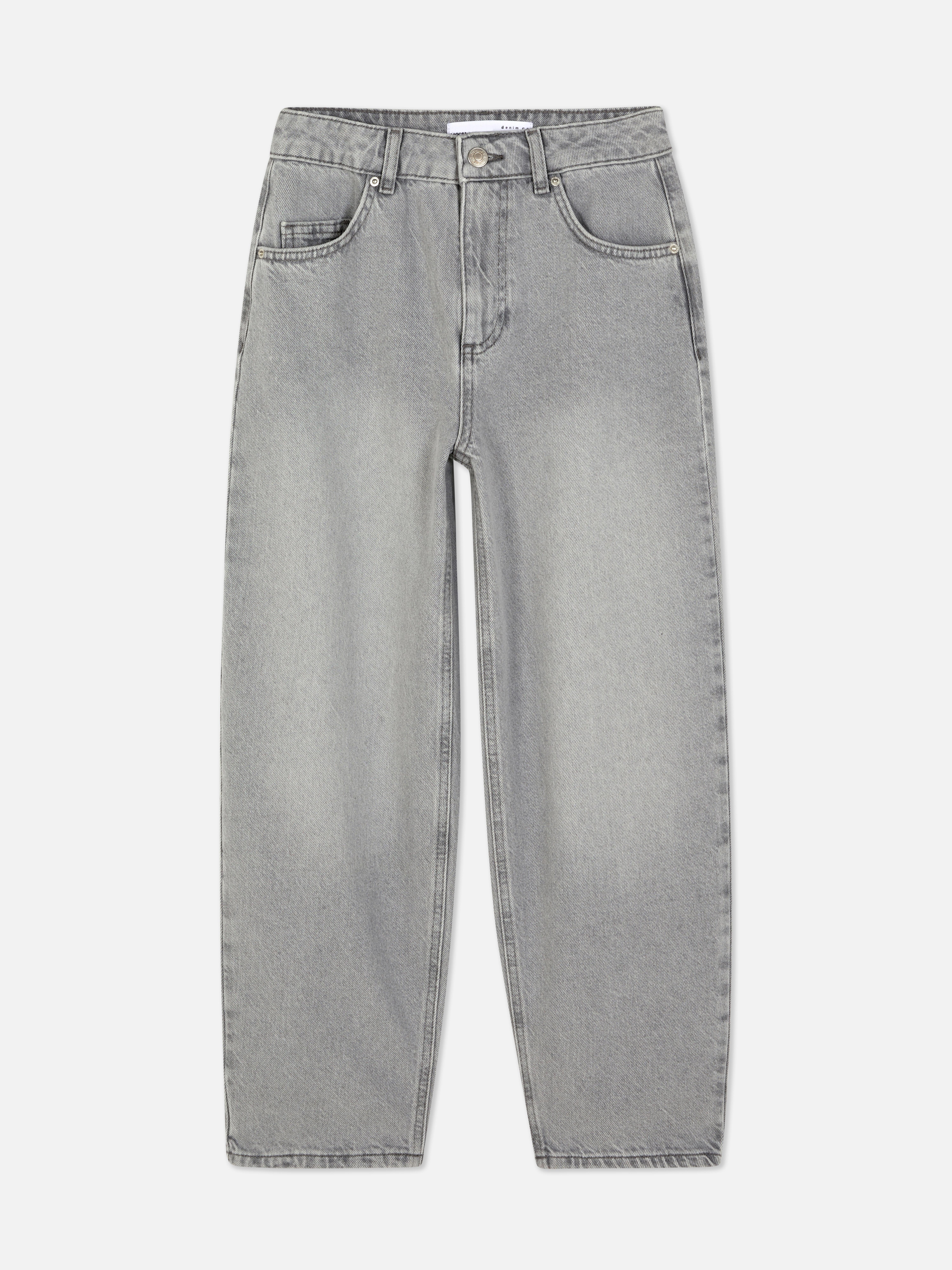 Barrel Leg Denim Jeans