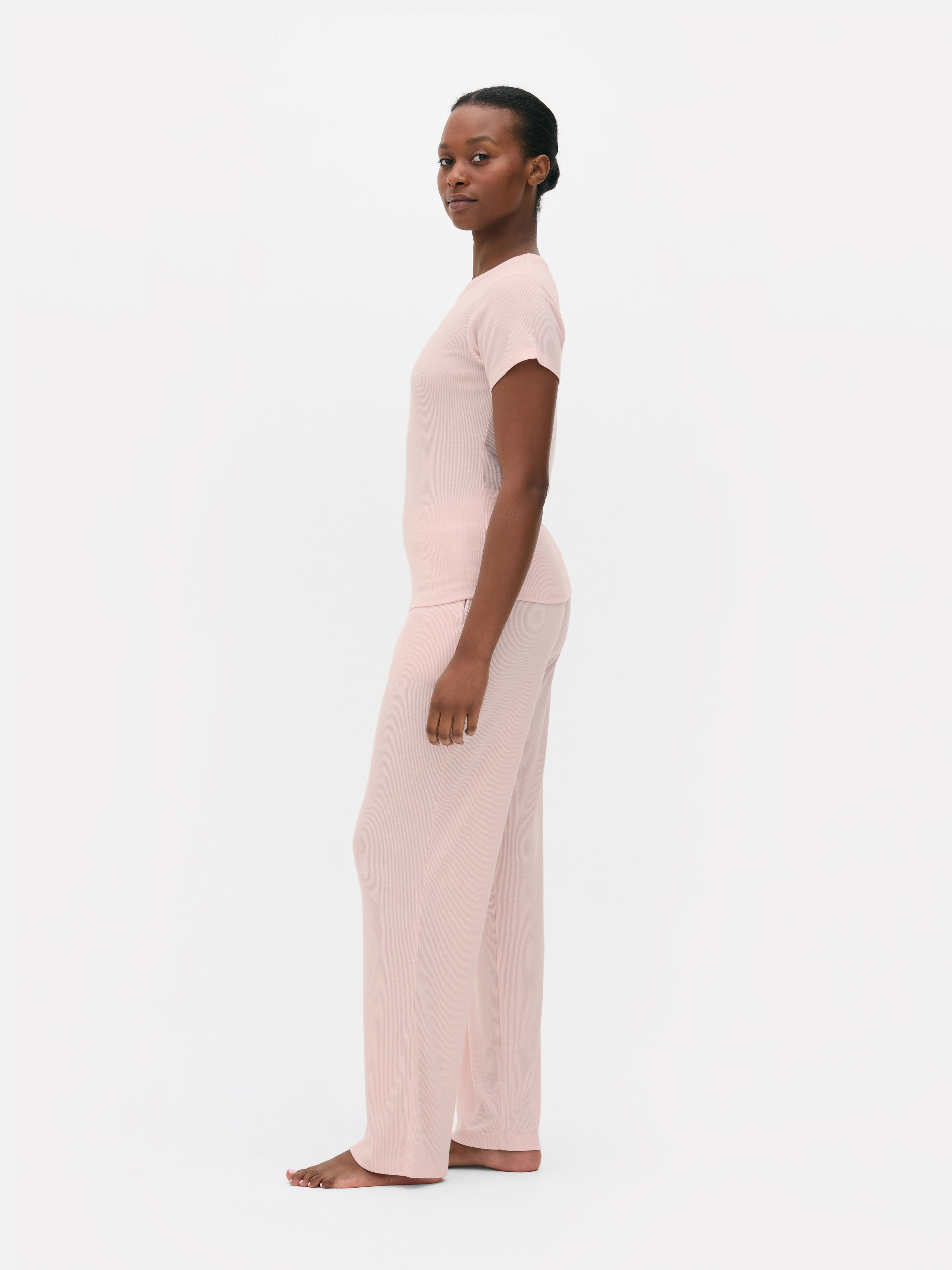 Jersey Straight Leg Pyjama Set