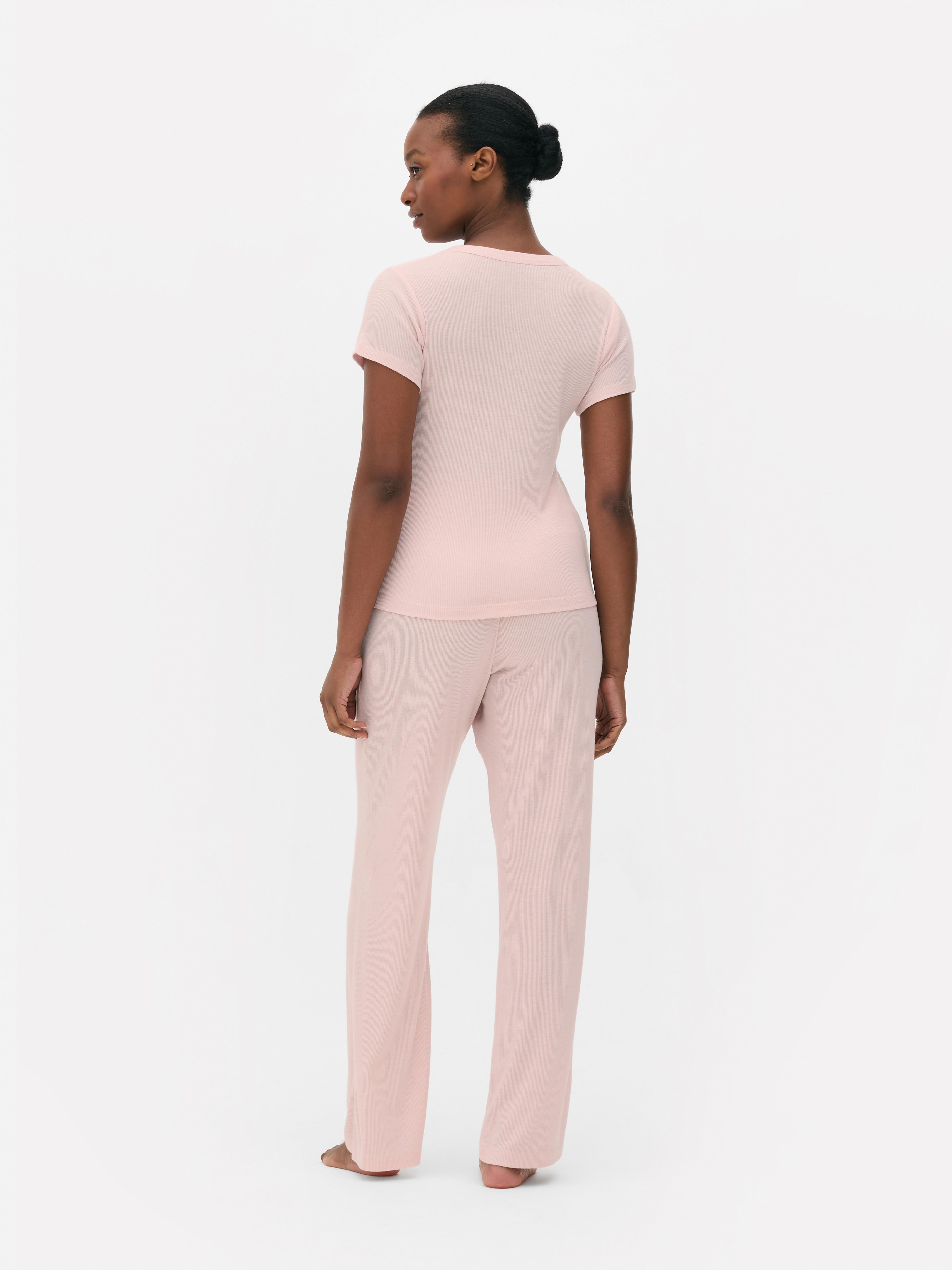 Jersey Straight Leg Pyjama Set