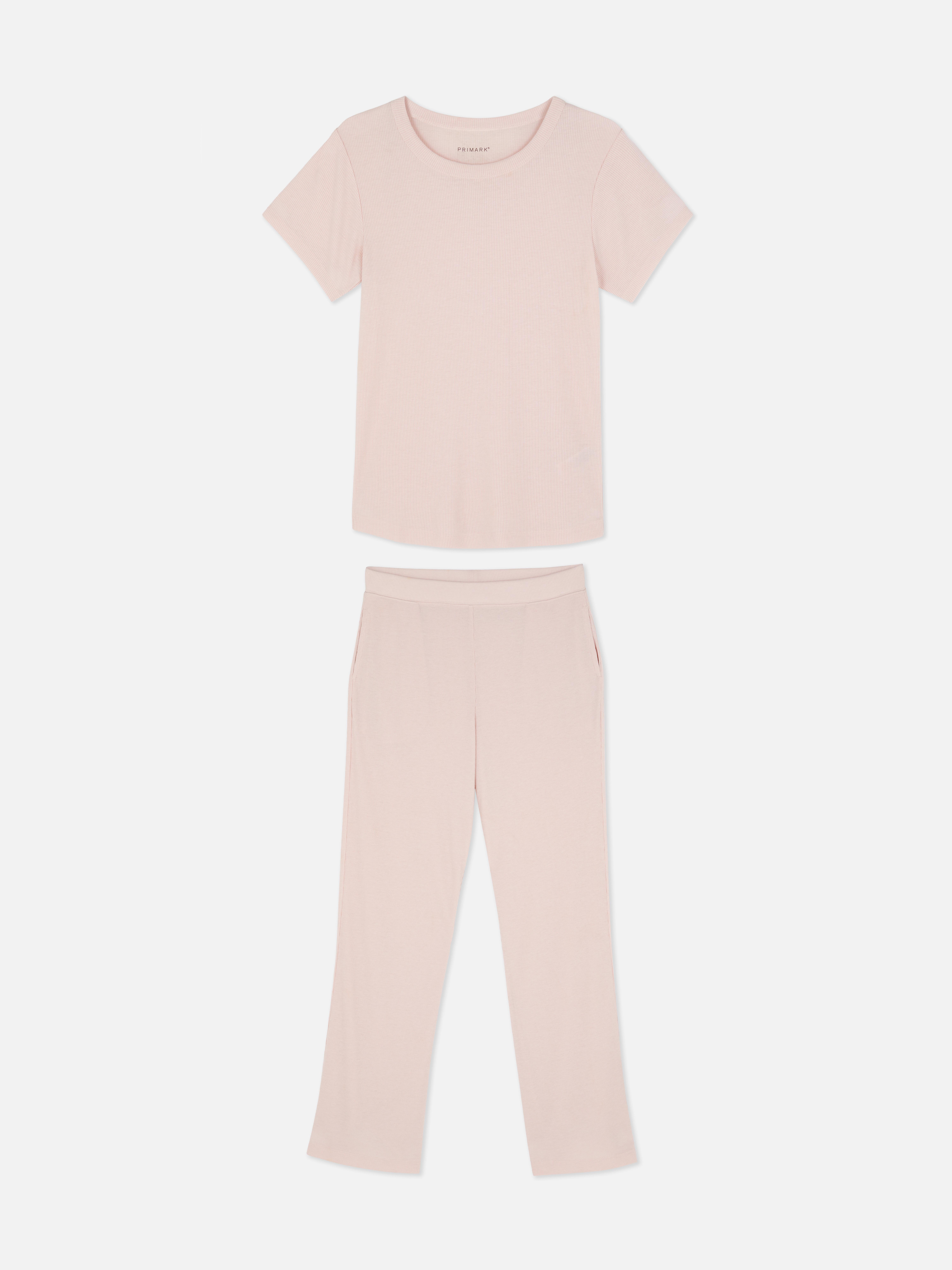 Jersey Straight Leg Pyjama Set