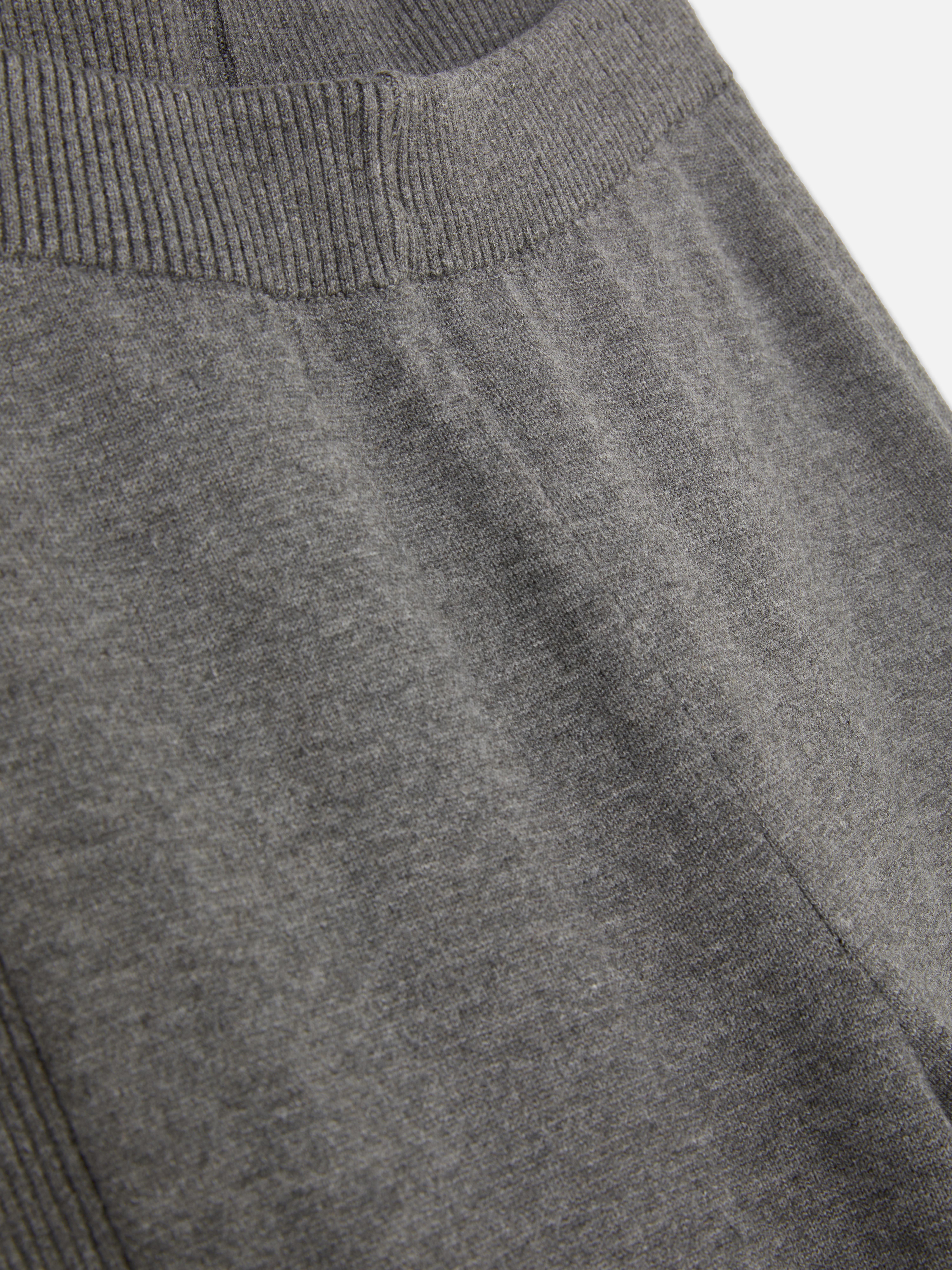Knitted Ribbed Trousers