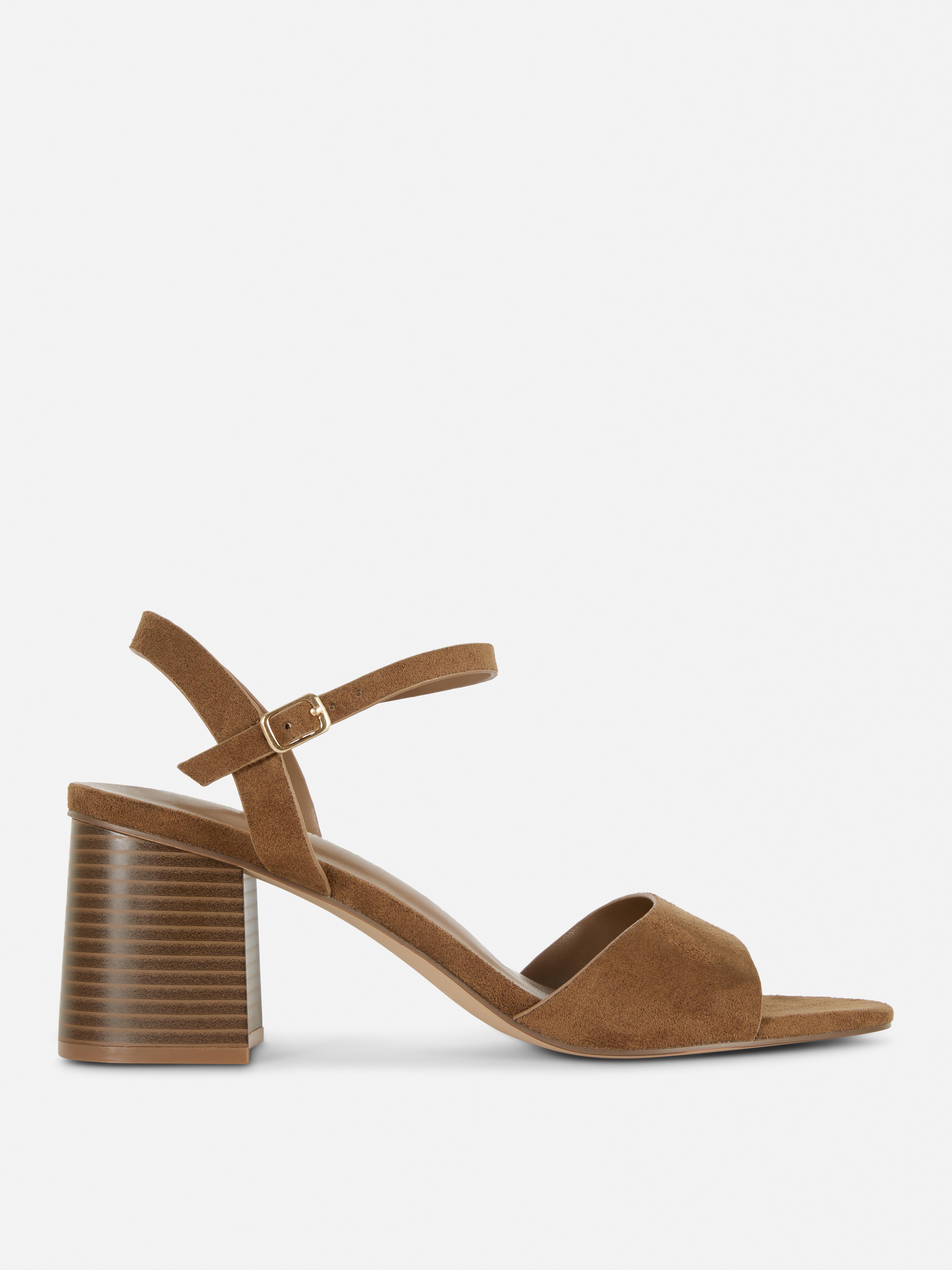Sandalen met blokhak