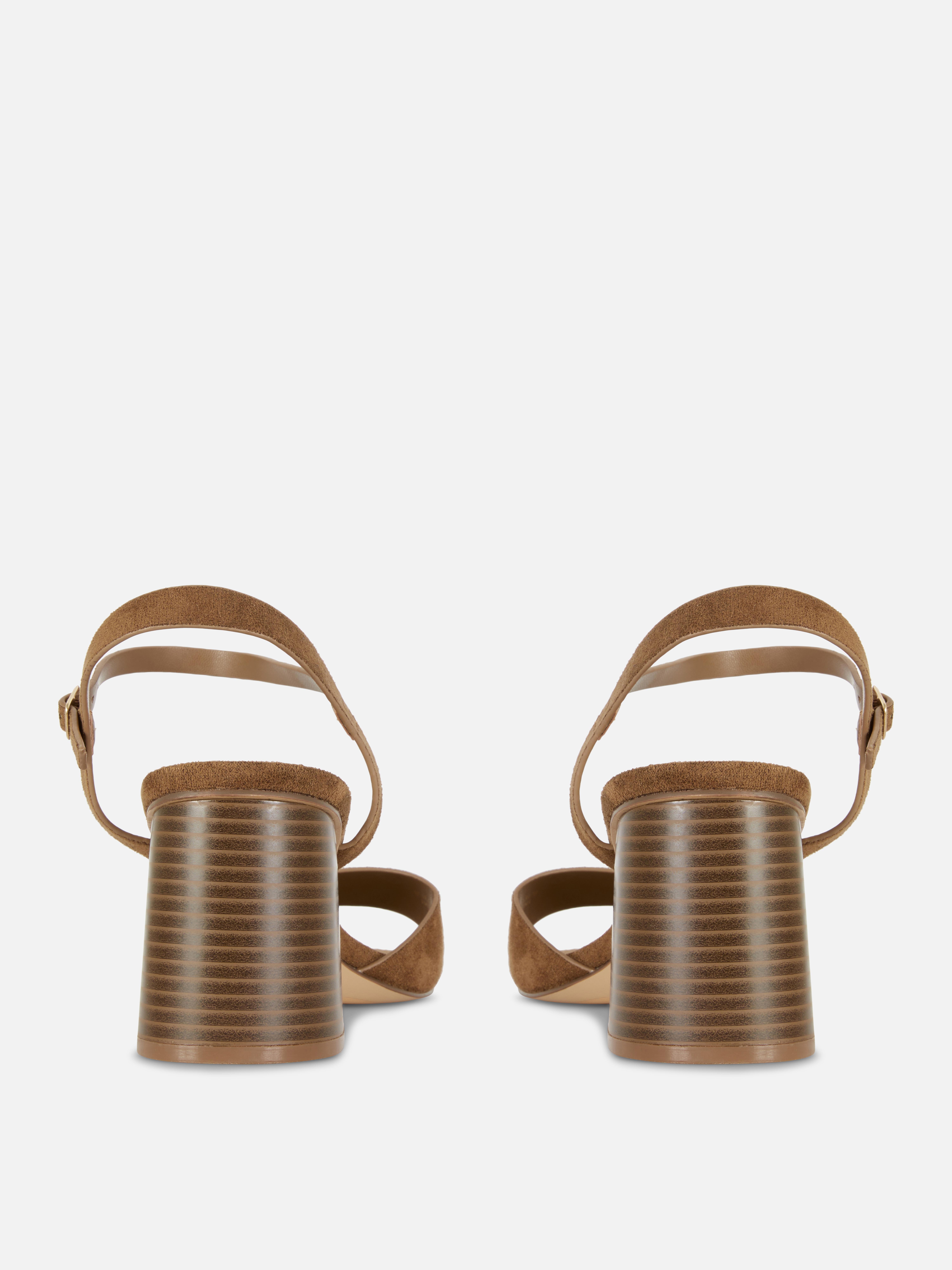 Sandalen met blokhak