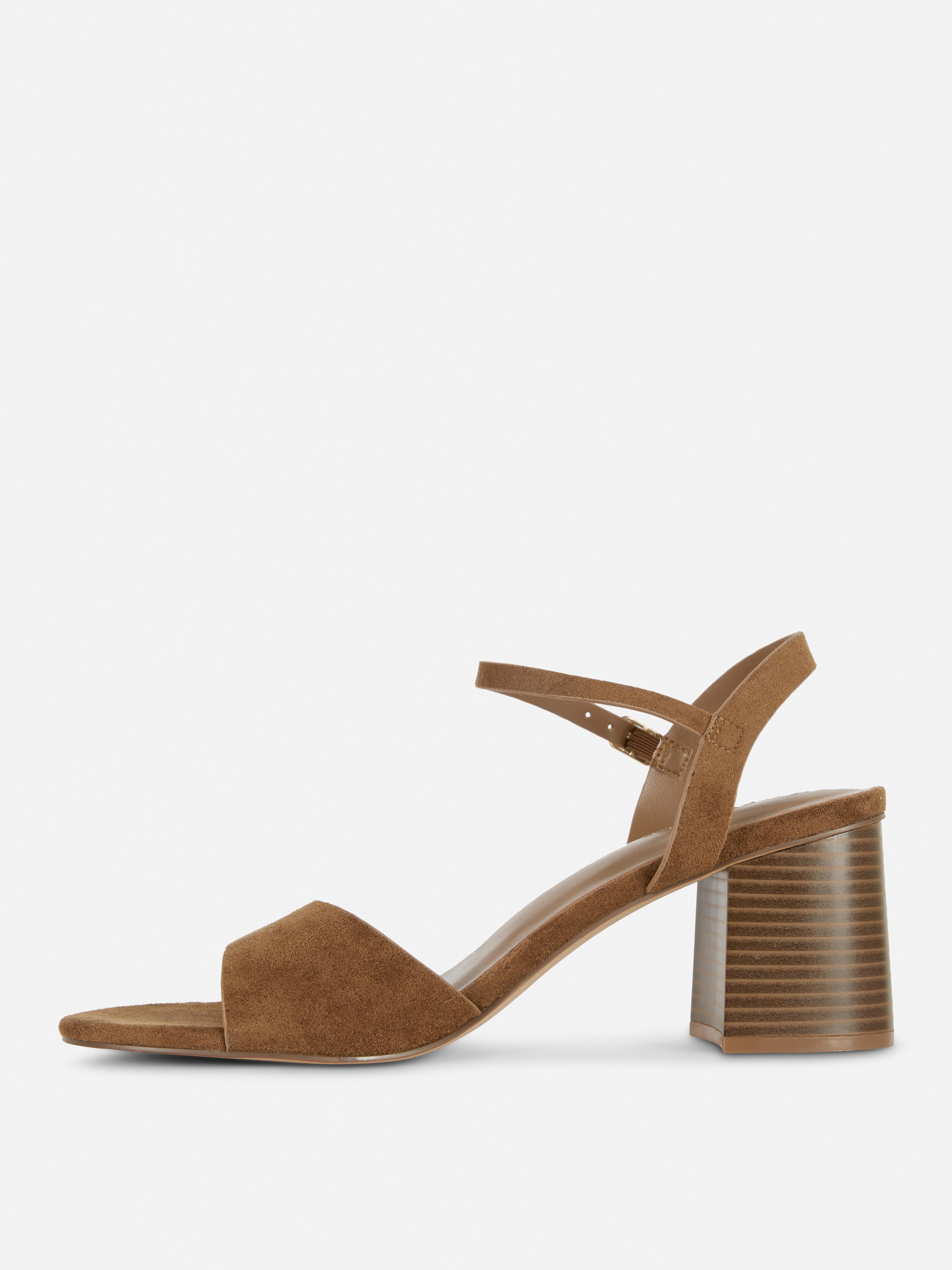 Sandalen met blokhak