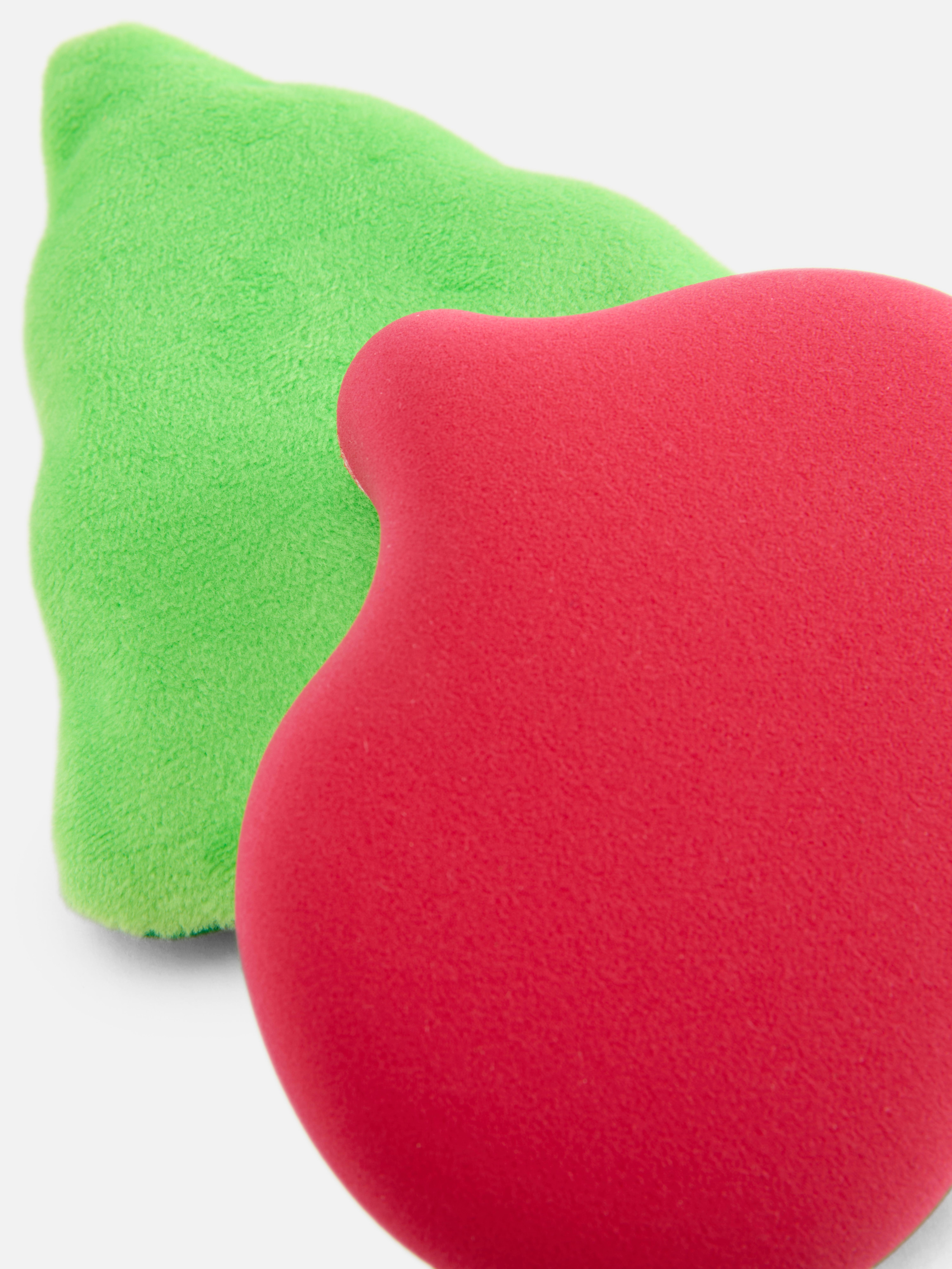 2pk Christmas Cushion Powder Puffs