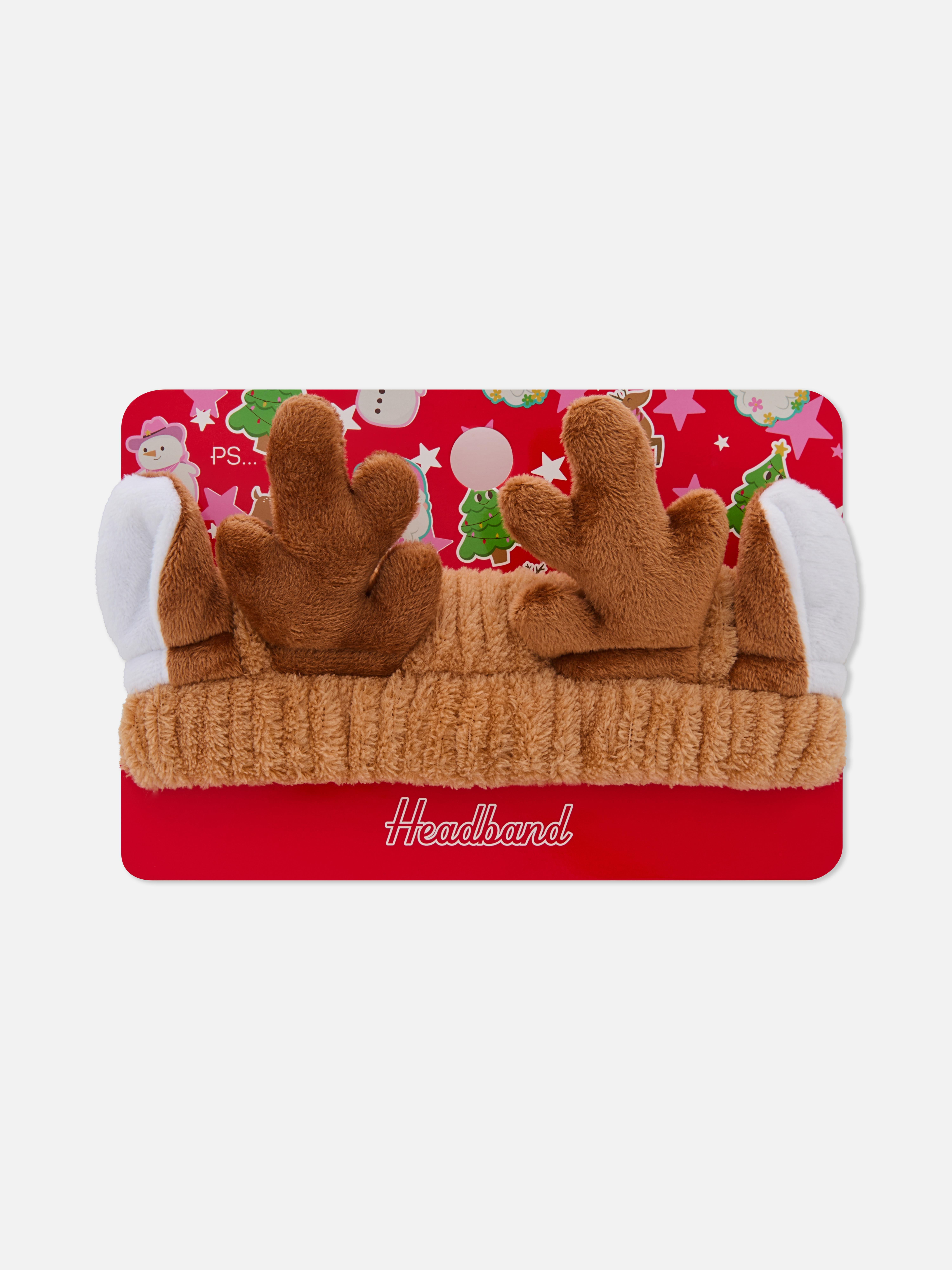 Diadema con renos de Navidad