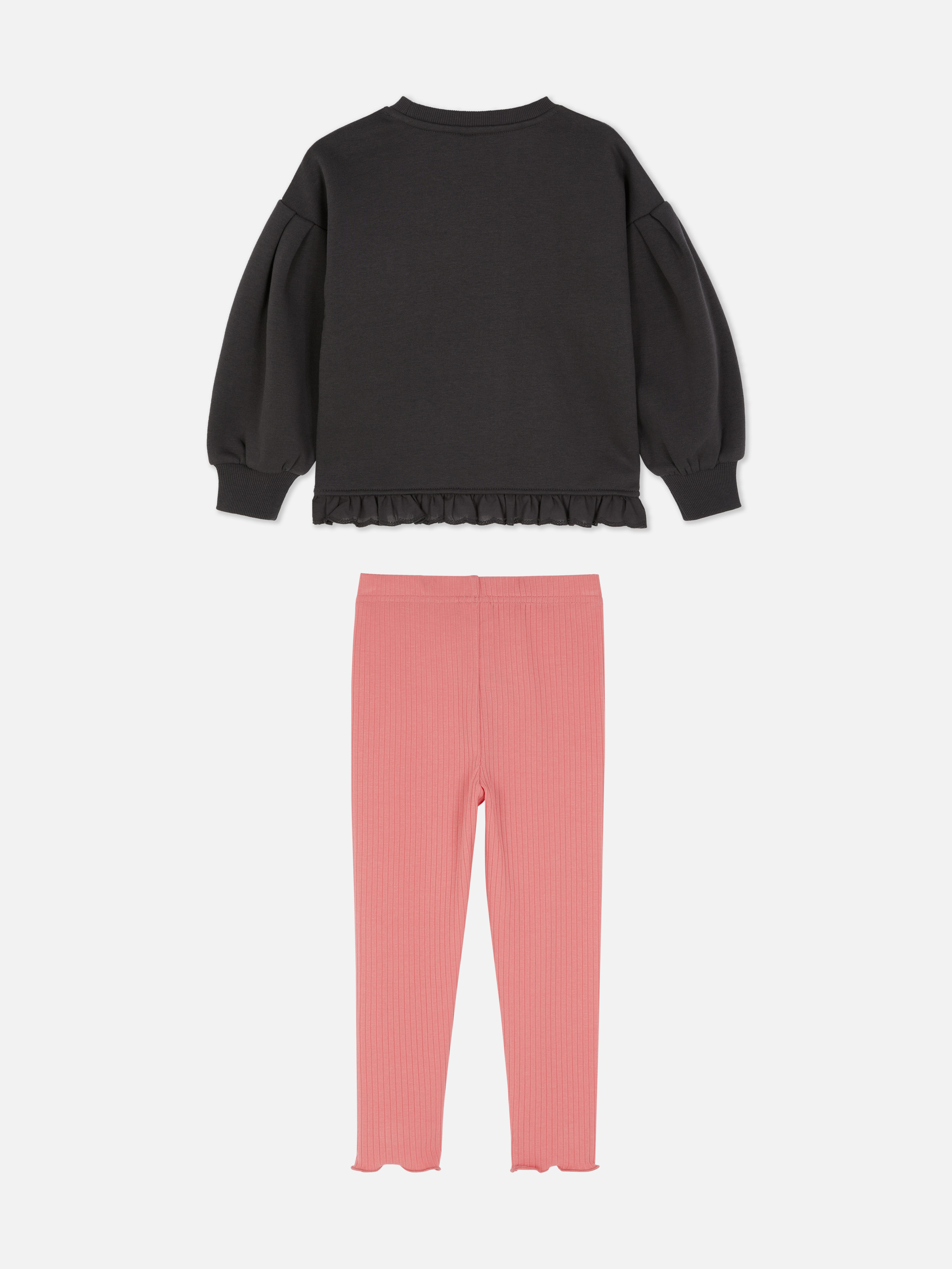 1,5-6 jaar | Set van sweatshirt met ballonmouwen en legging Peppa Pig