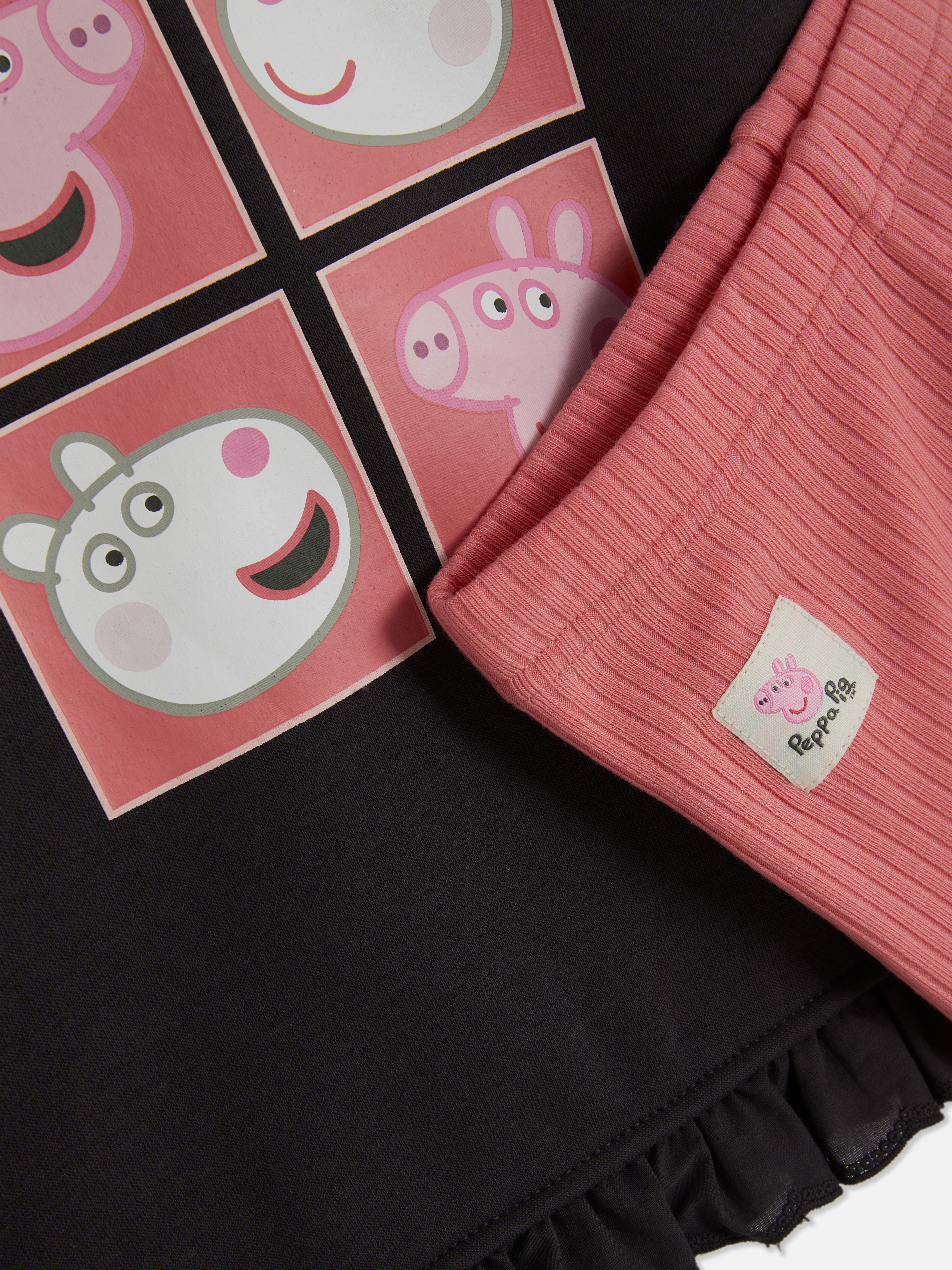 1,5-6 jaar | Set van sweatshirt met ballonmouwen en legging Peppa Pig
