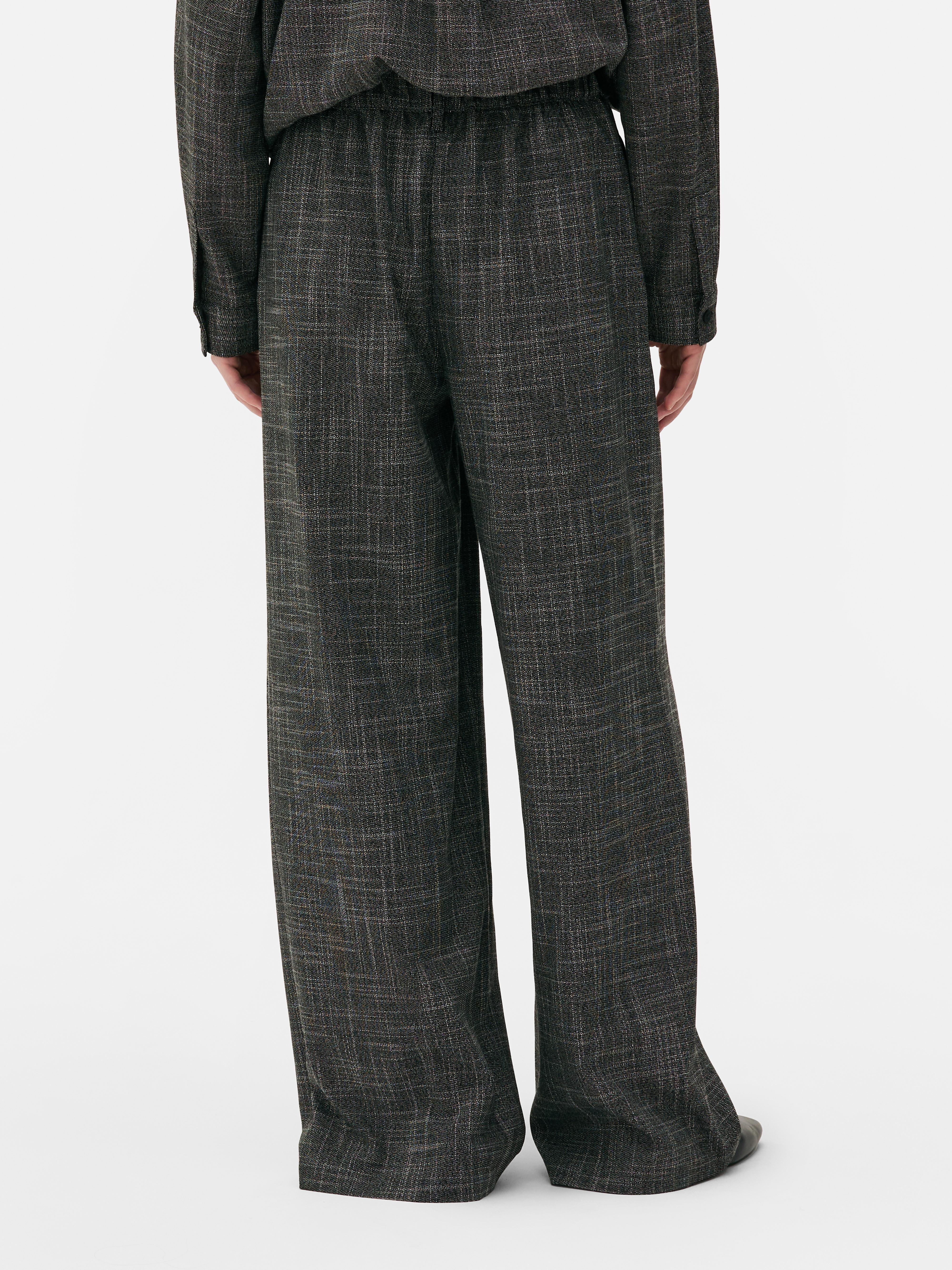 The Edit Textured Pleated Pants