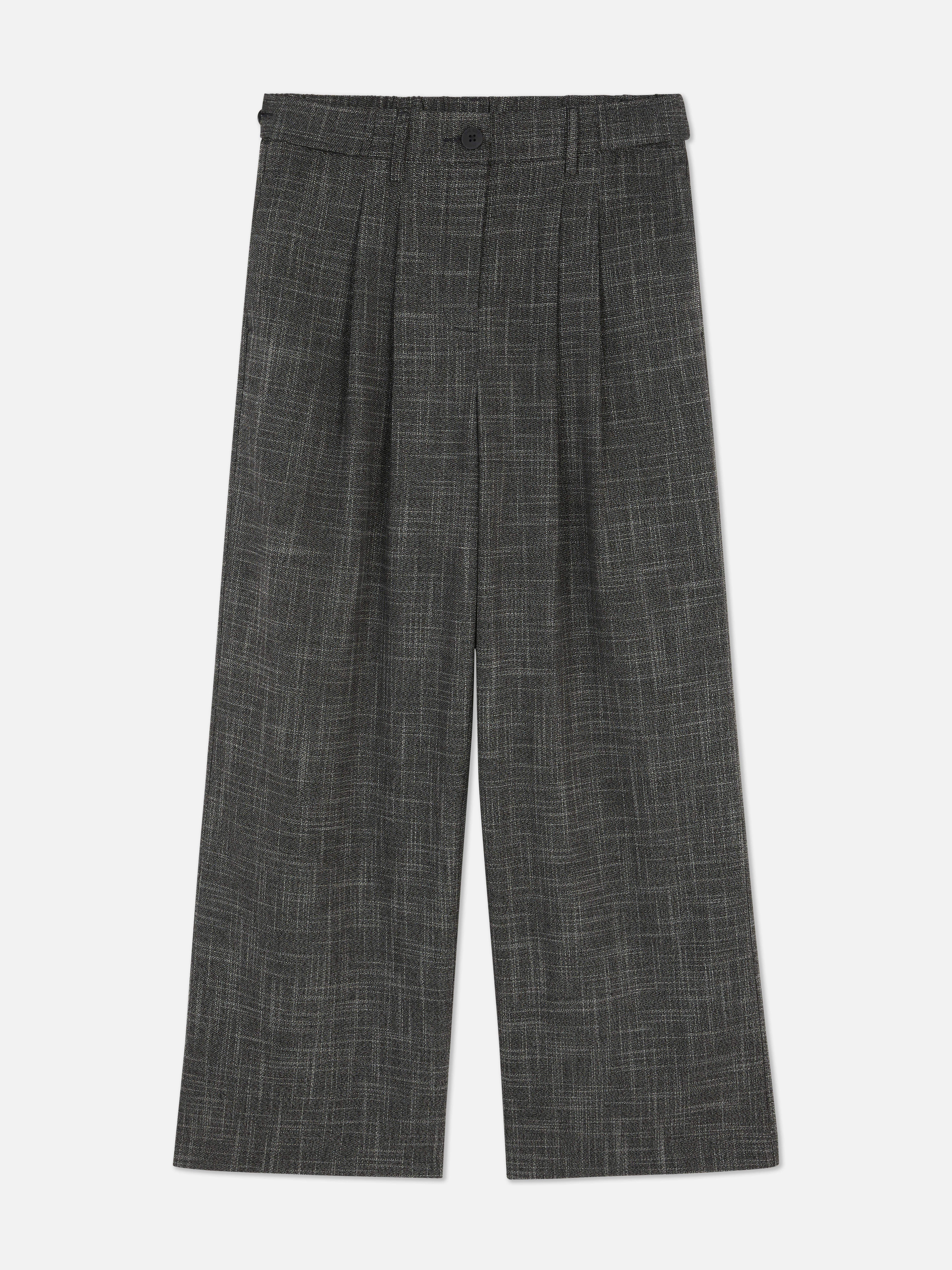 The Edit Textured Pleated Pants