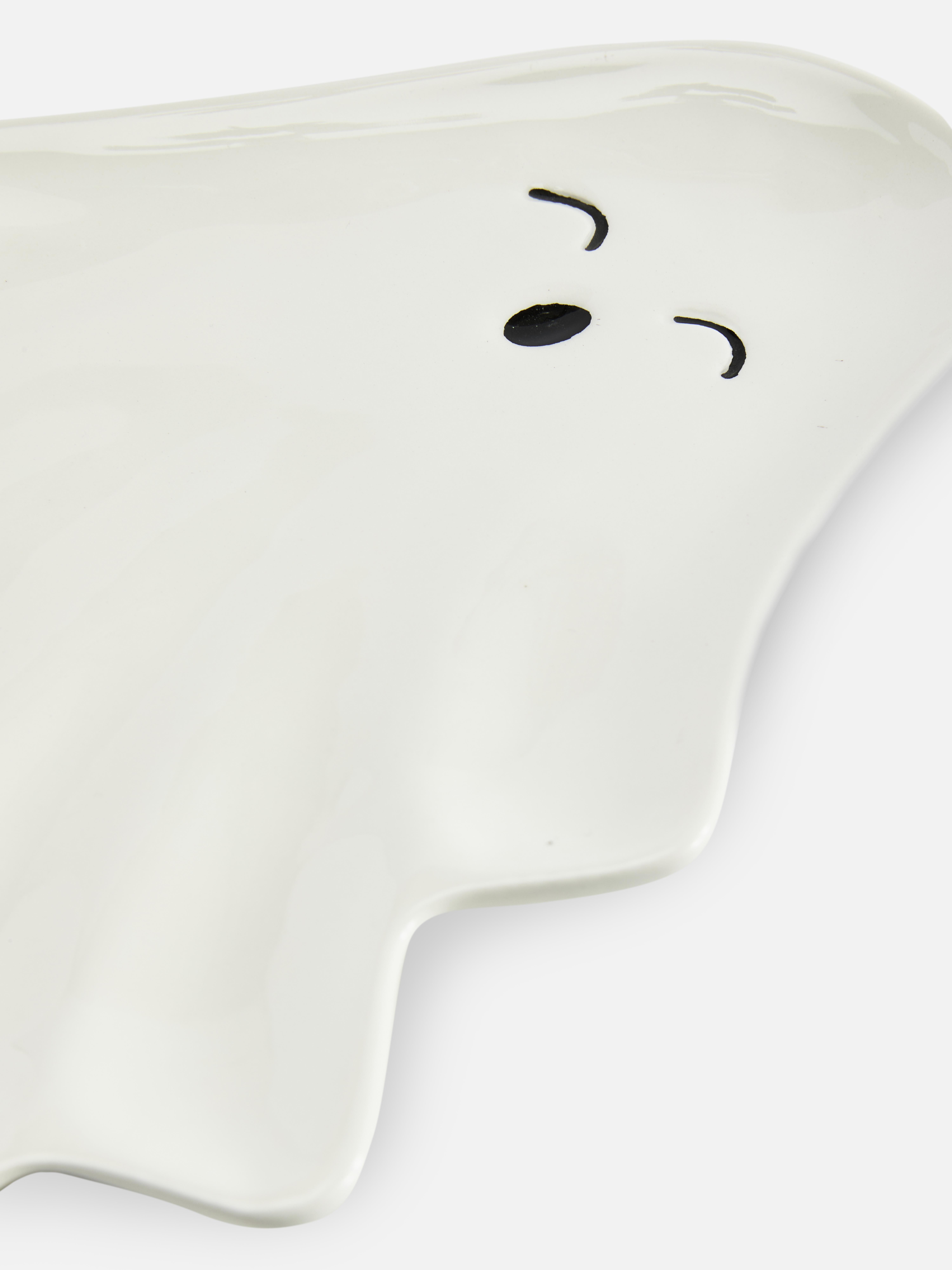 Piatto a forma di fantasma Halloween