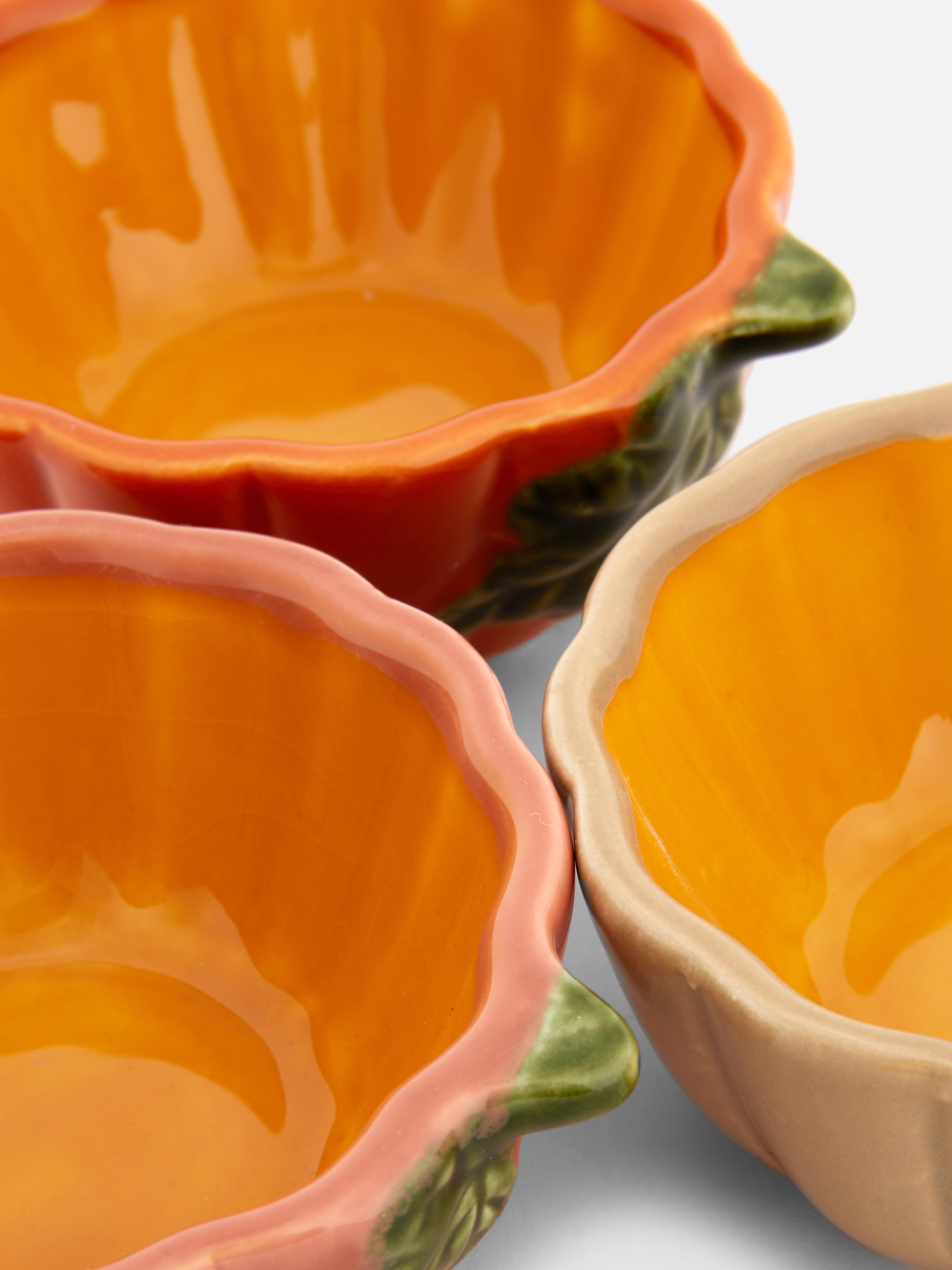 Pack de 3 cuencos con forma de calabaza