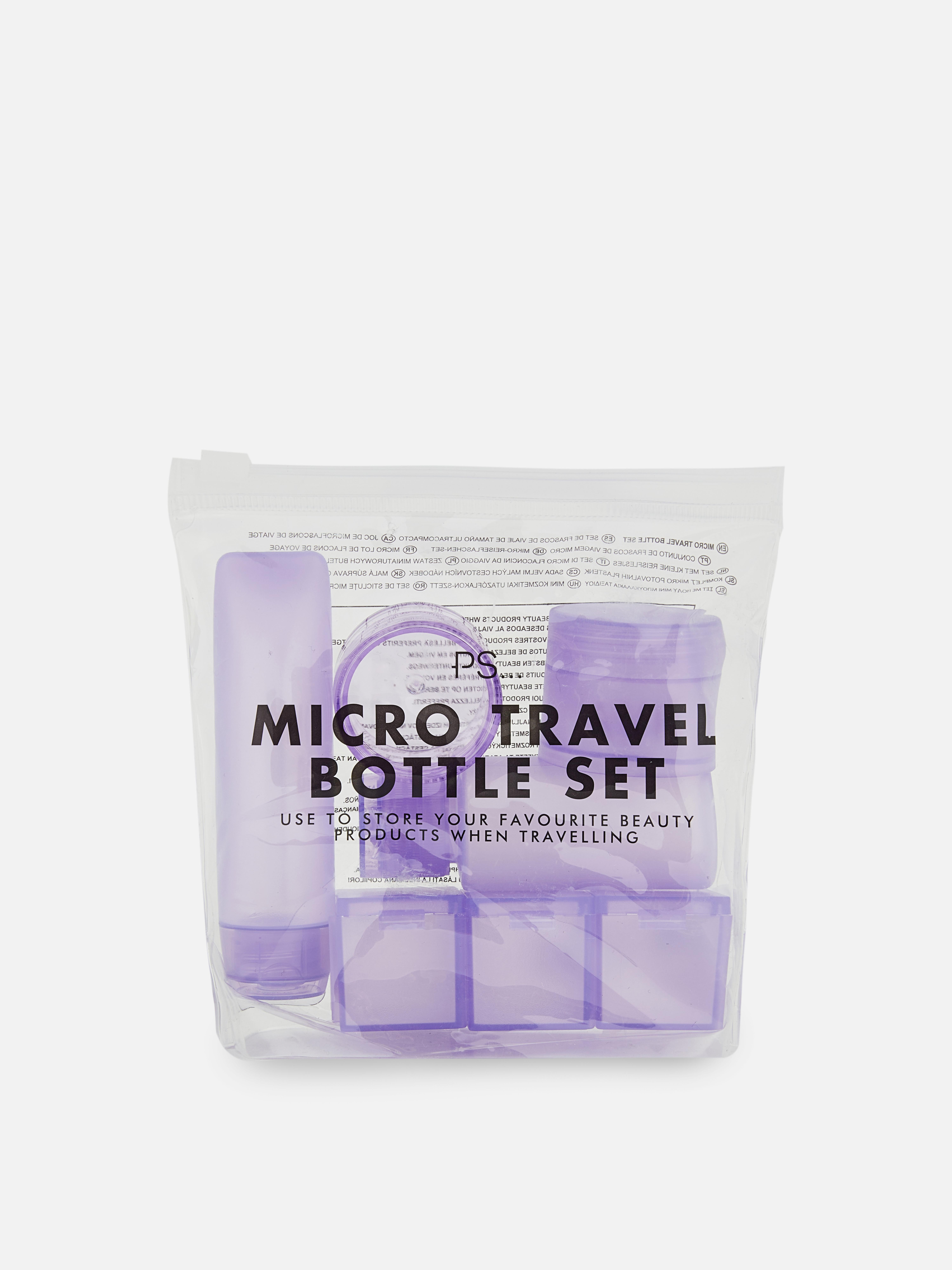 Lot de mini flacons de voyage PS...