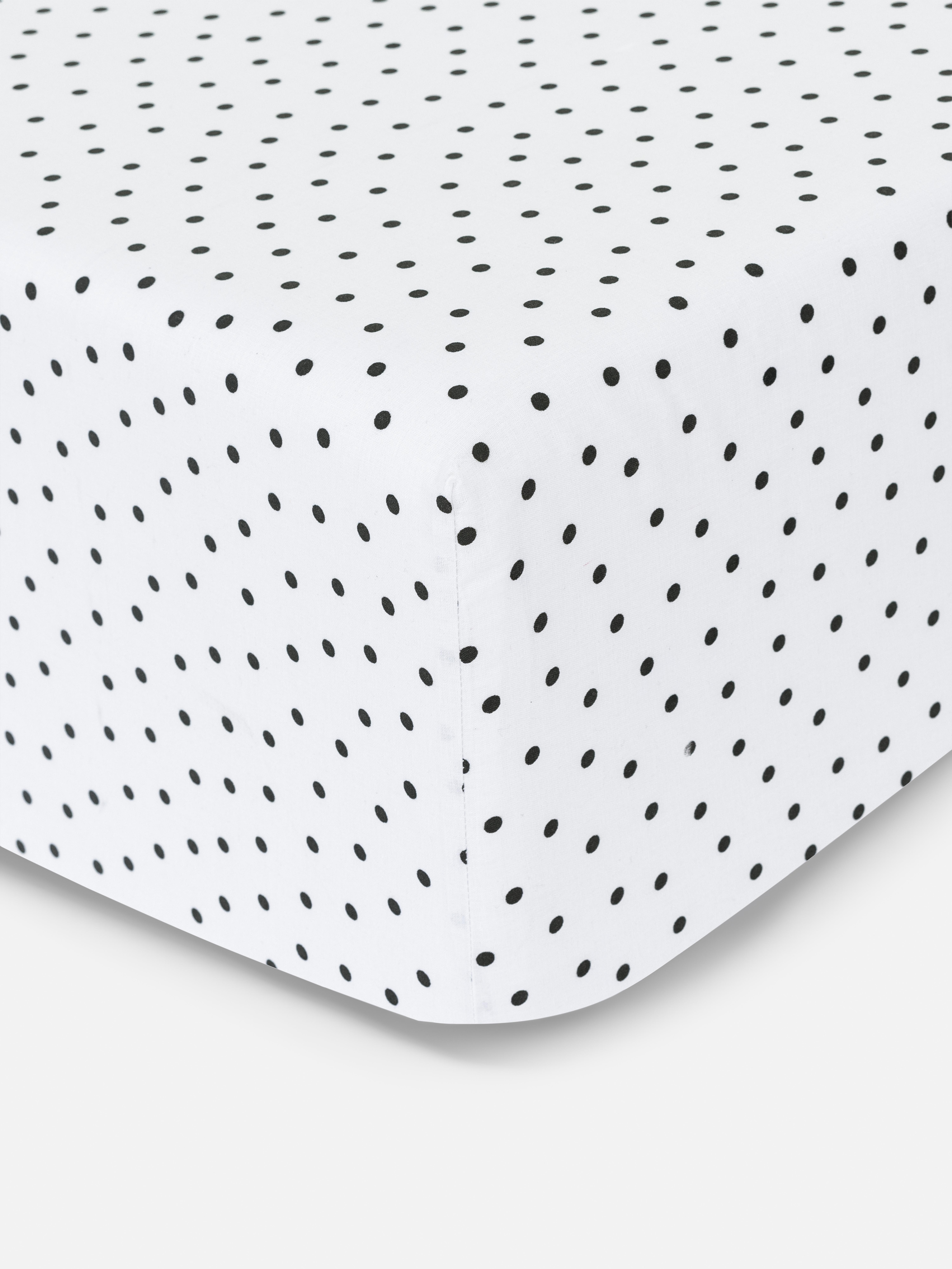 Spotted Double Fitted Sheet