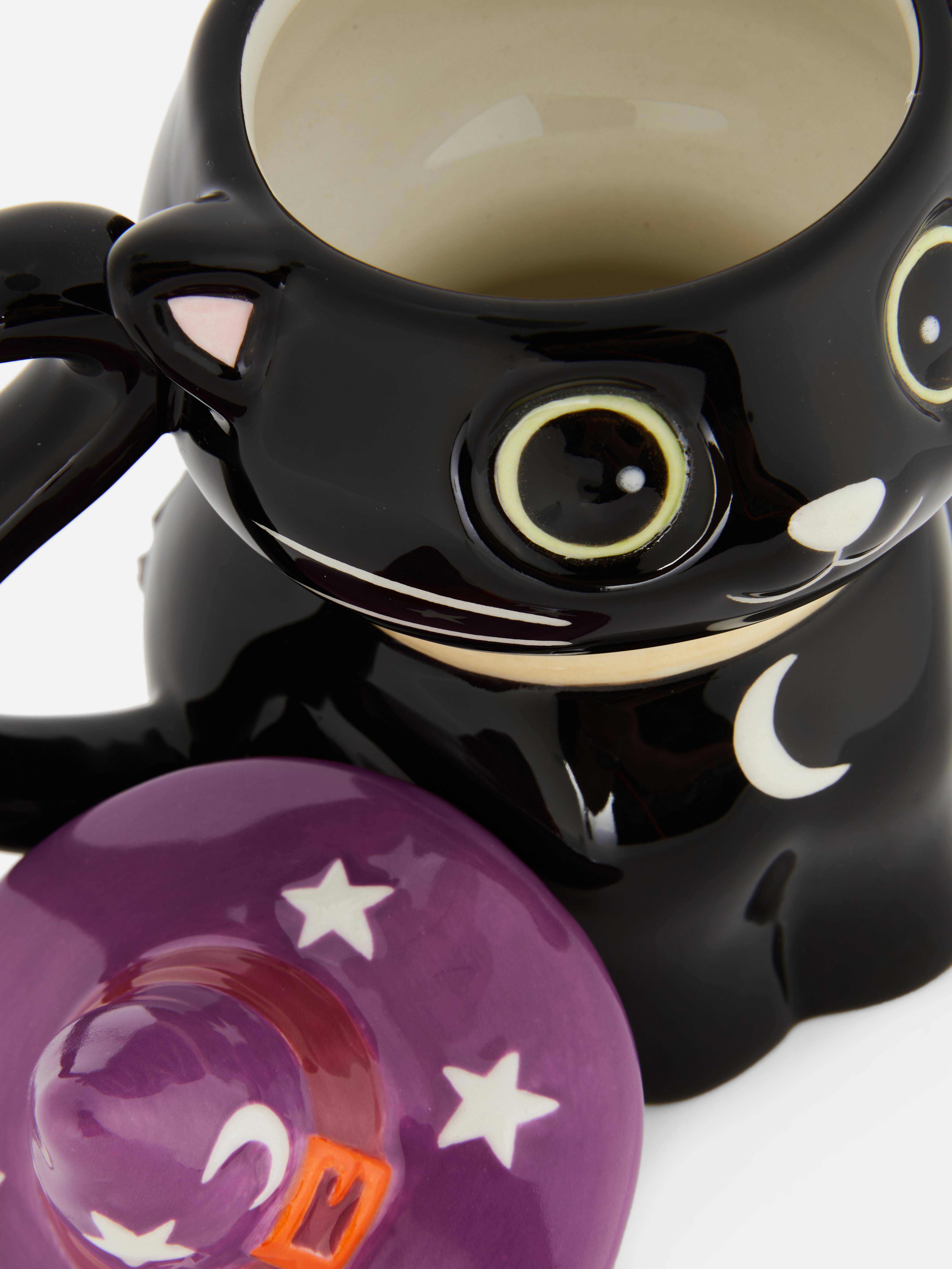 Halloween Witch Cat Mug