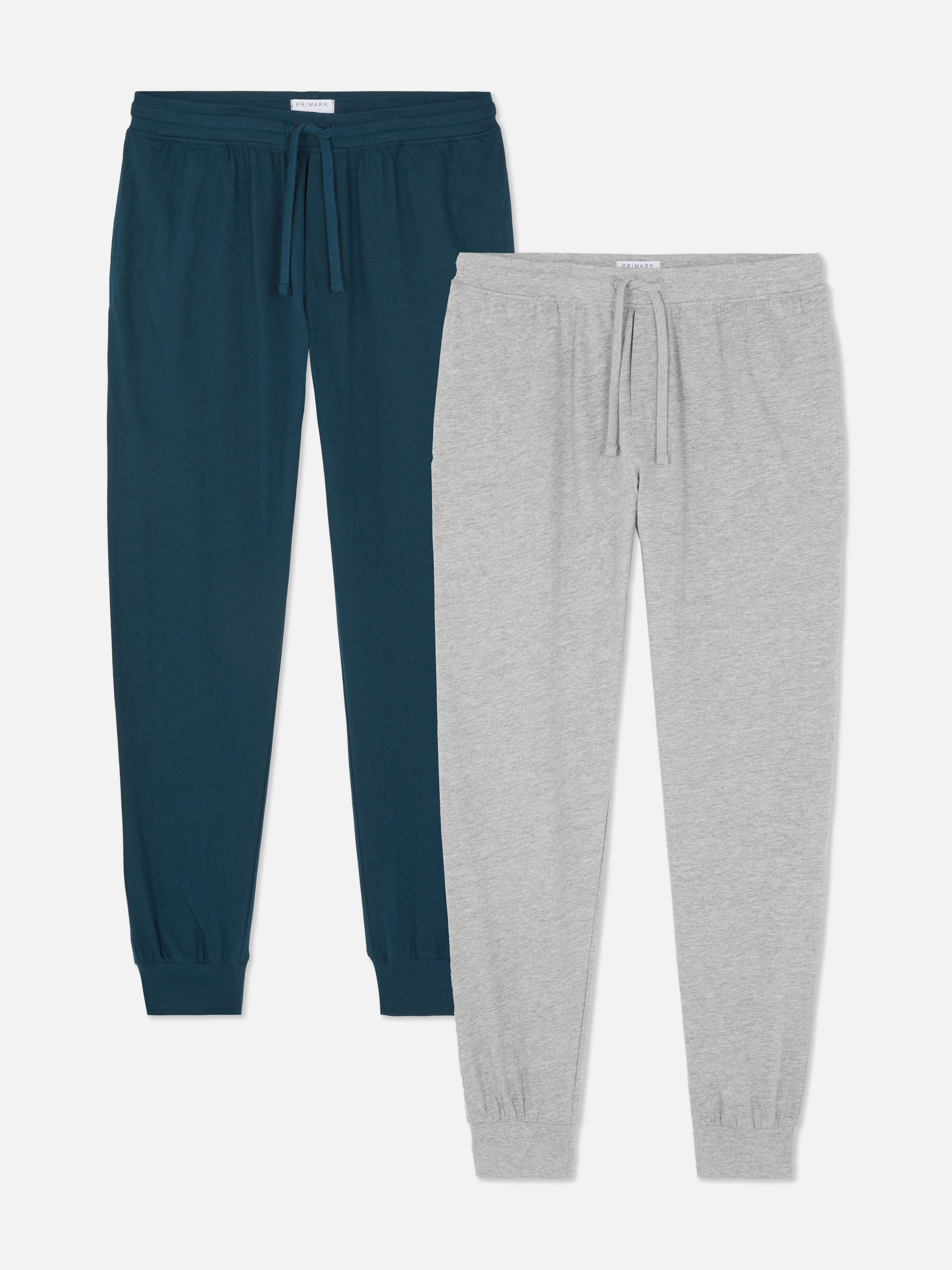 Jersey-Schlafanzughosen, 2er-Pack