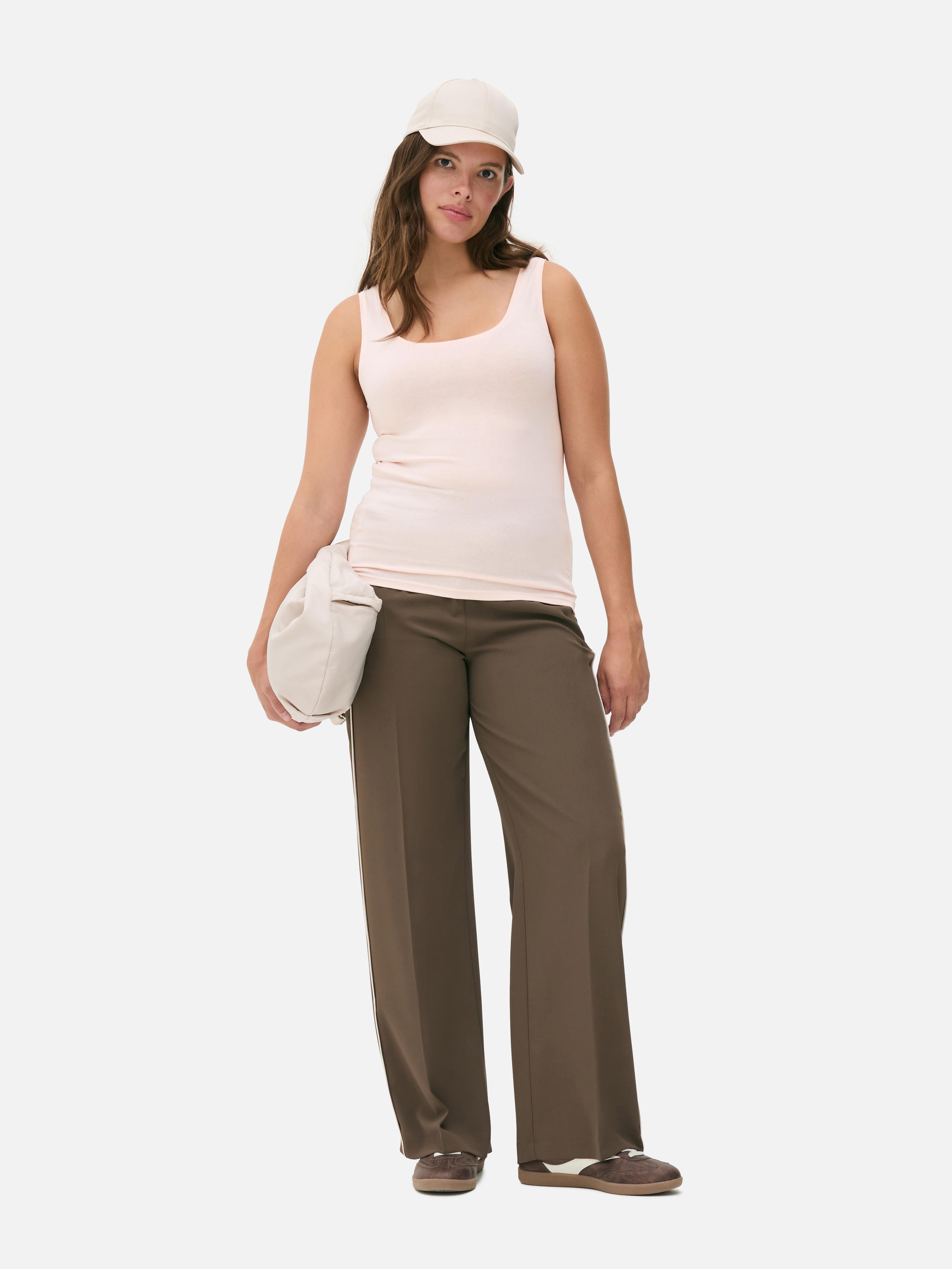 Débardeur stretch décolleté Rose clair