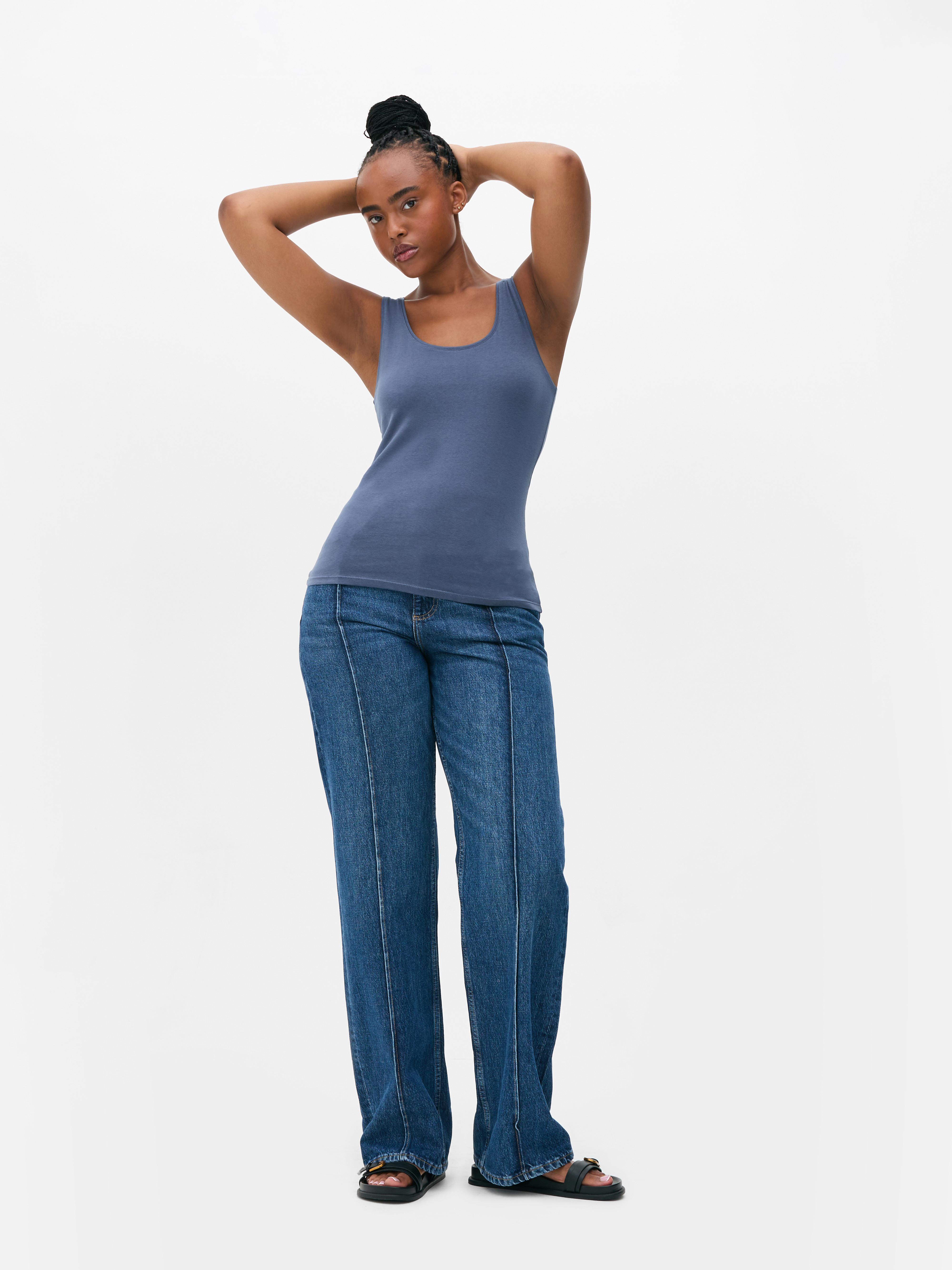 Débardeur stretch décolleté