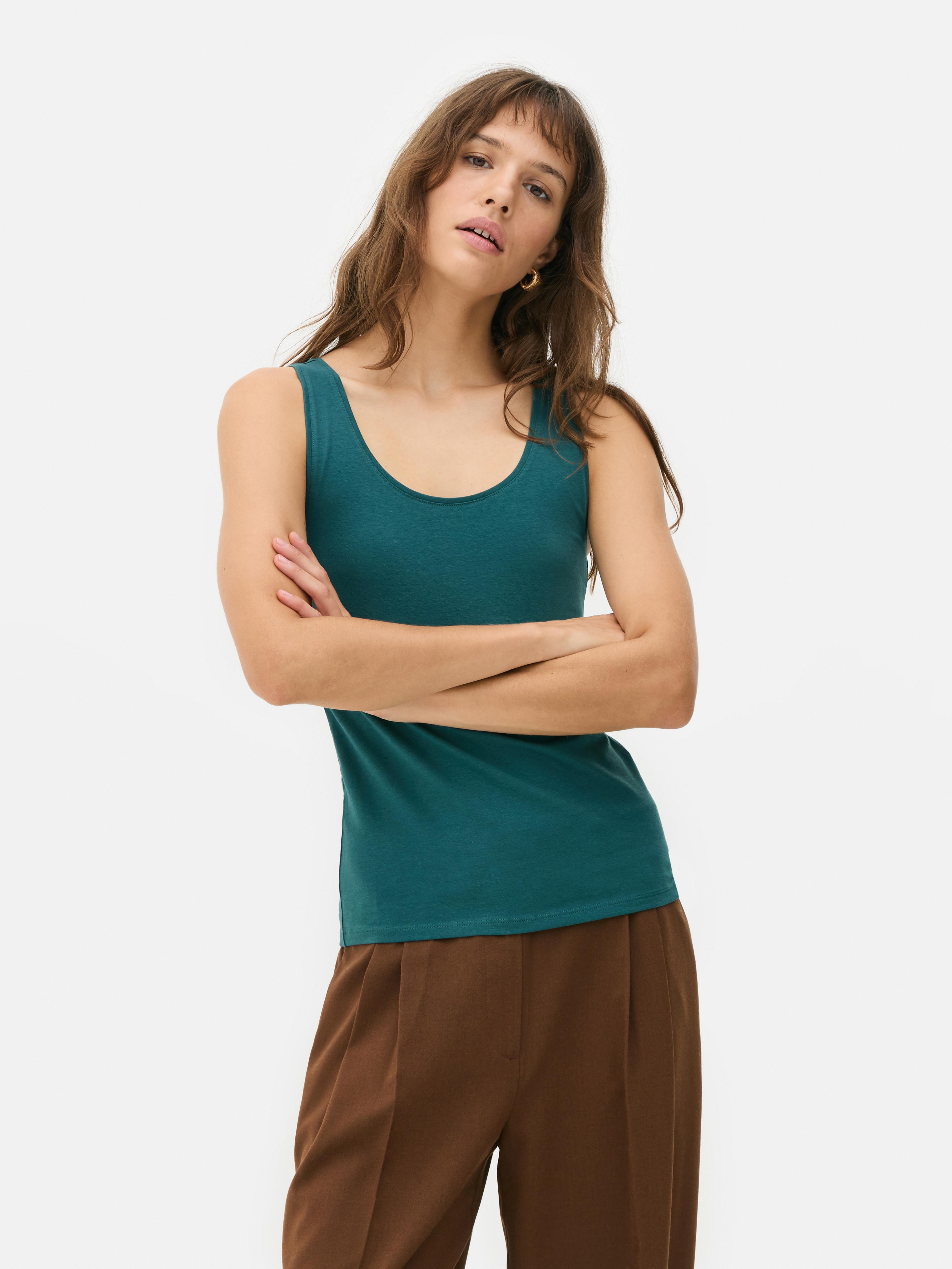 Débardeur stretch décolleté
