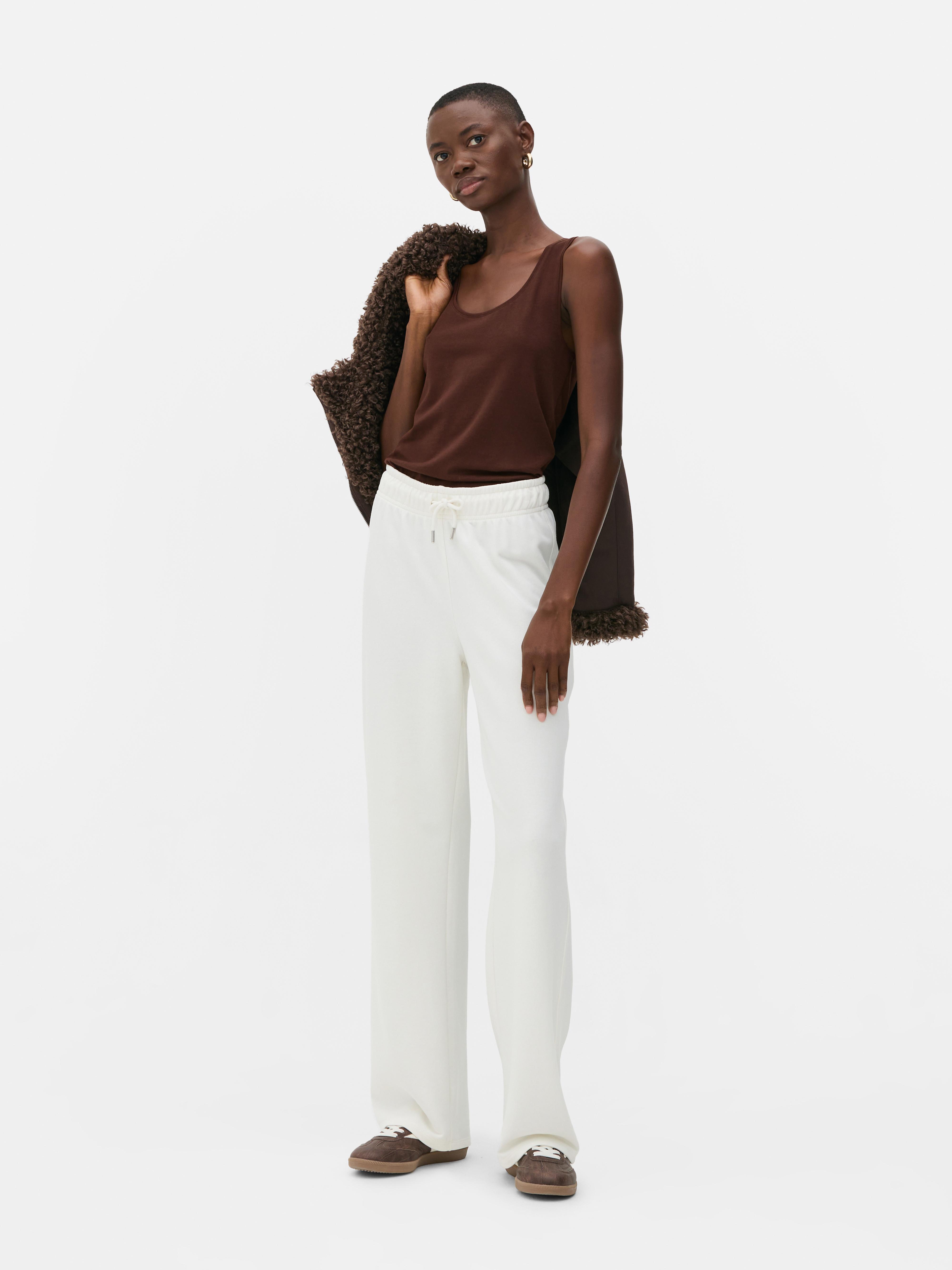 Débardeur stretch décolleté Chocolat