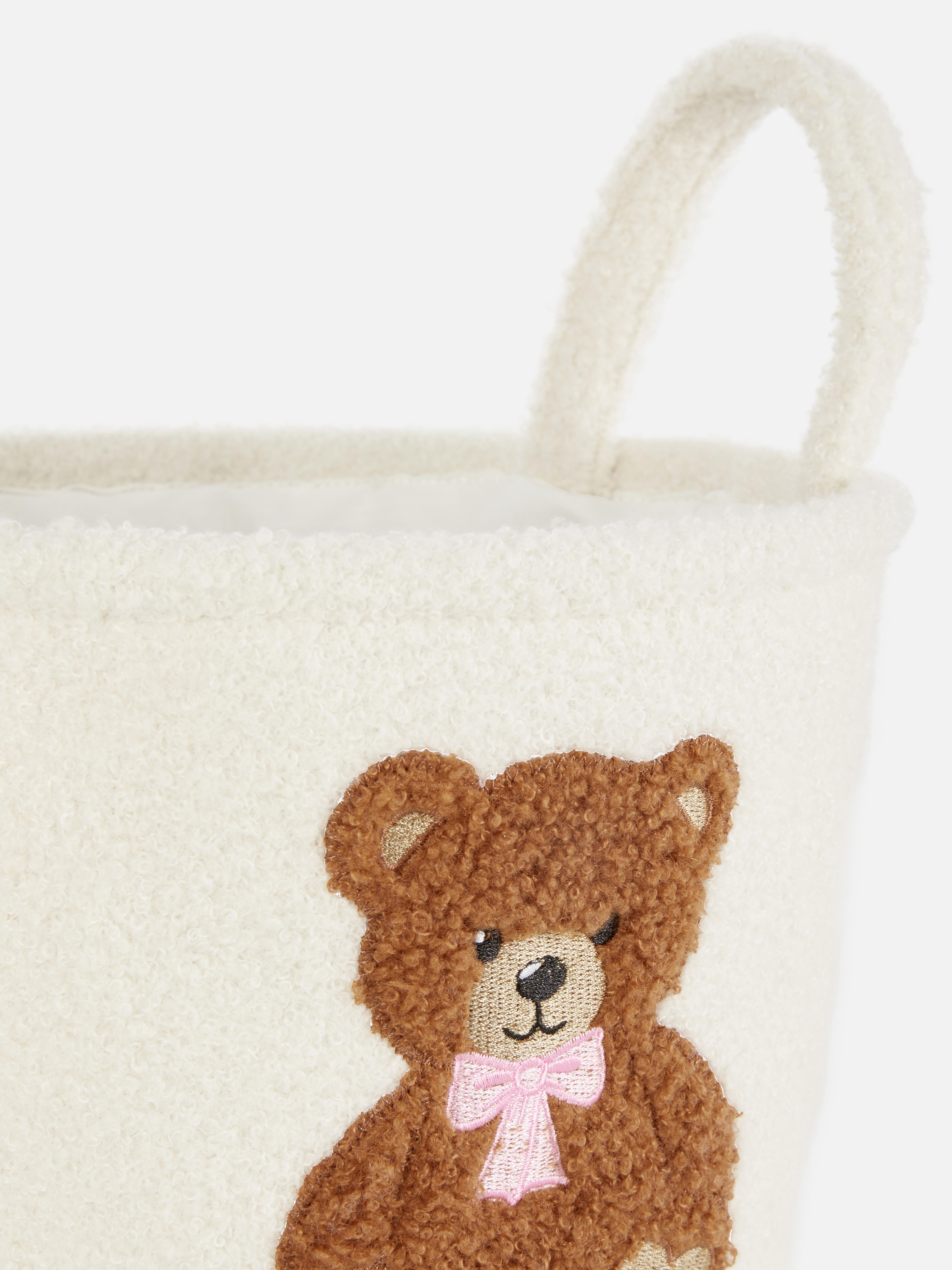 Tufted Bear Storage Basket