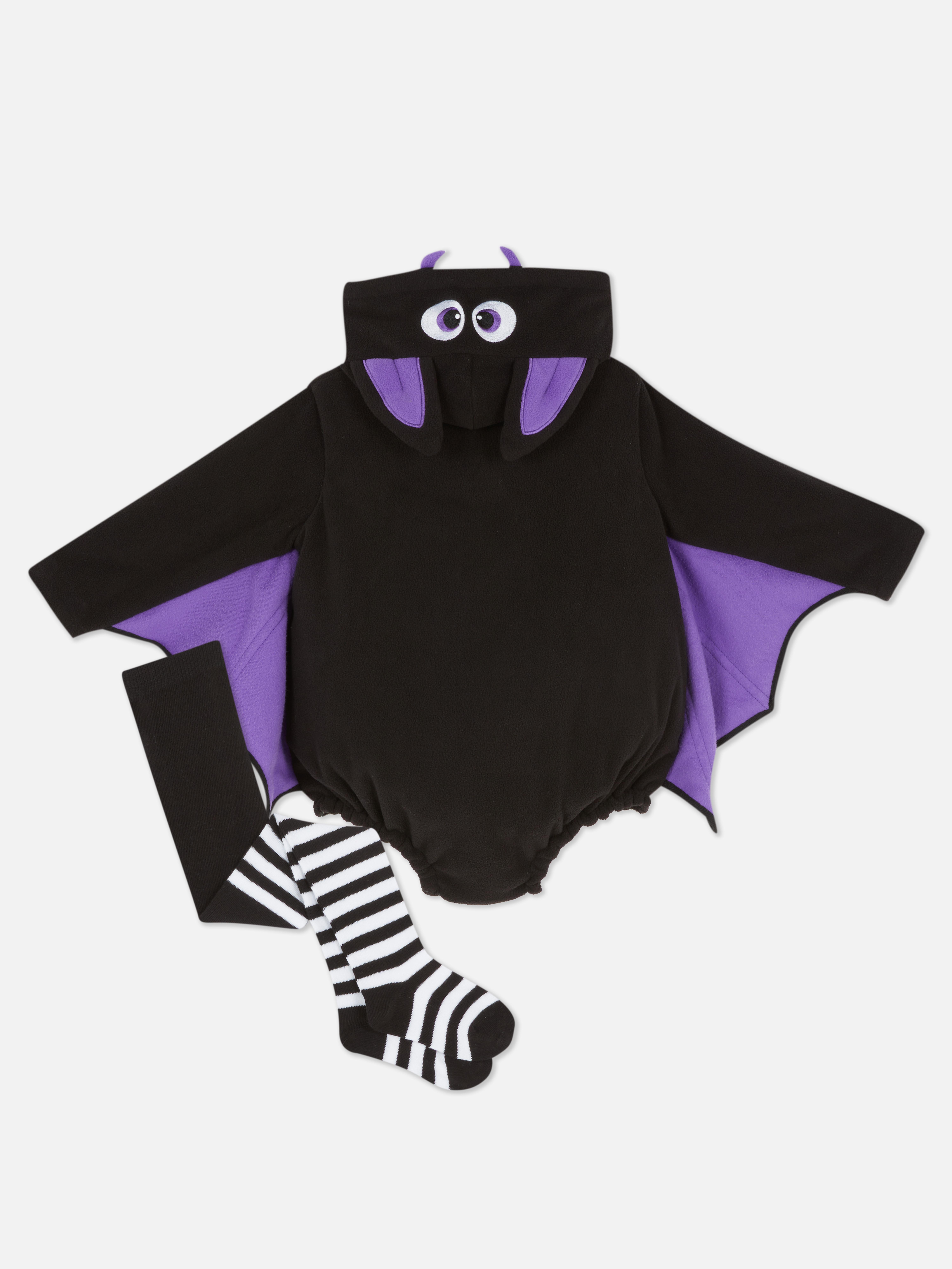 0 - 36 luni | Set de liliac cu body și dres de Halloween