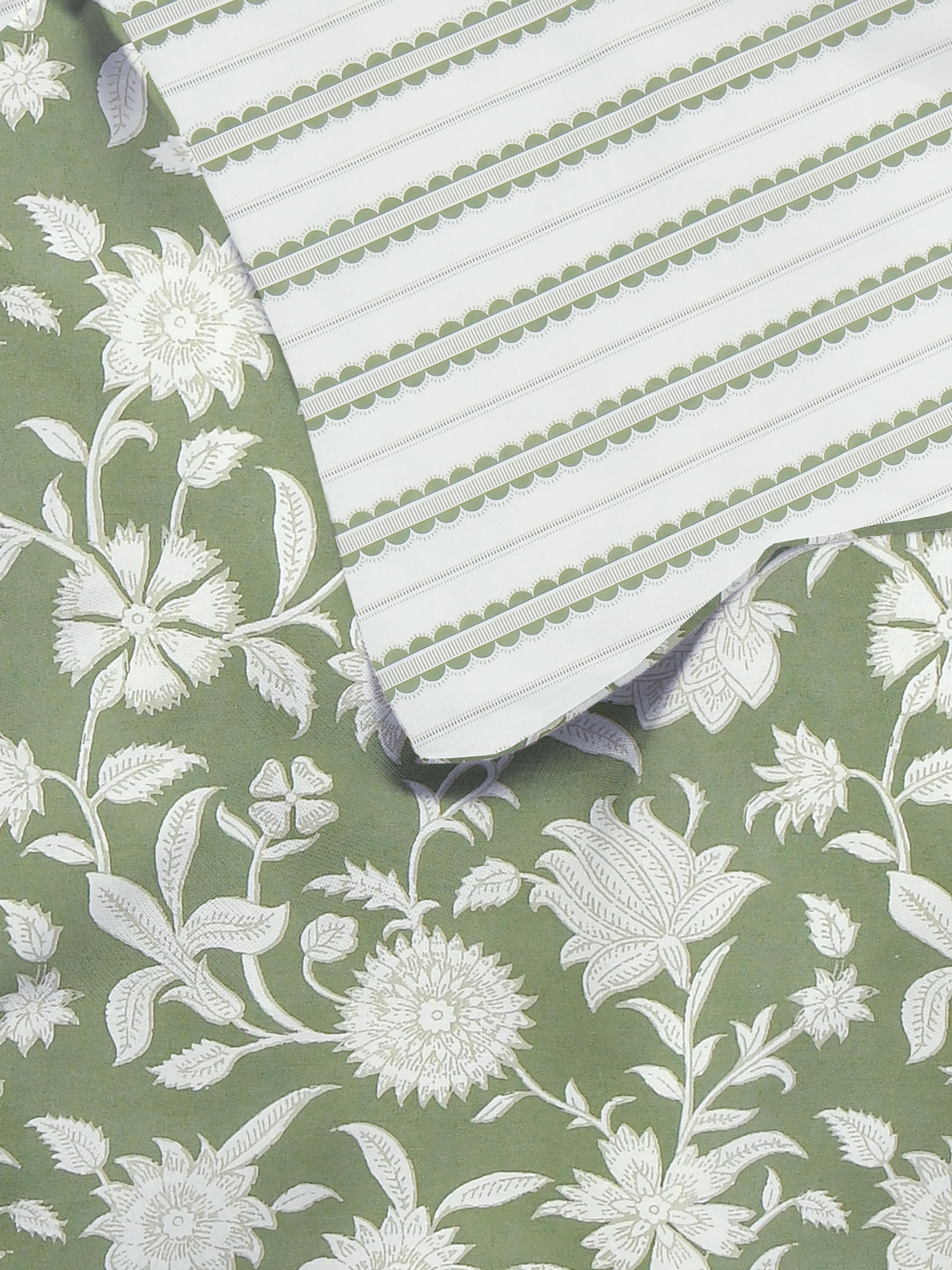 Reversible Floral Super King Duvet Cover Set