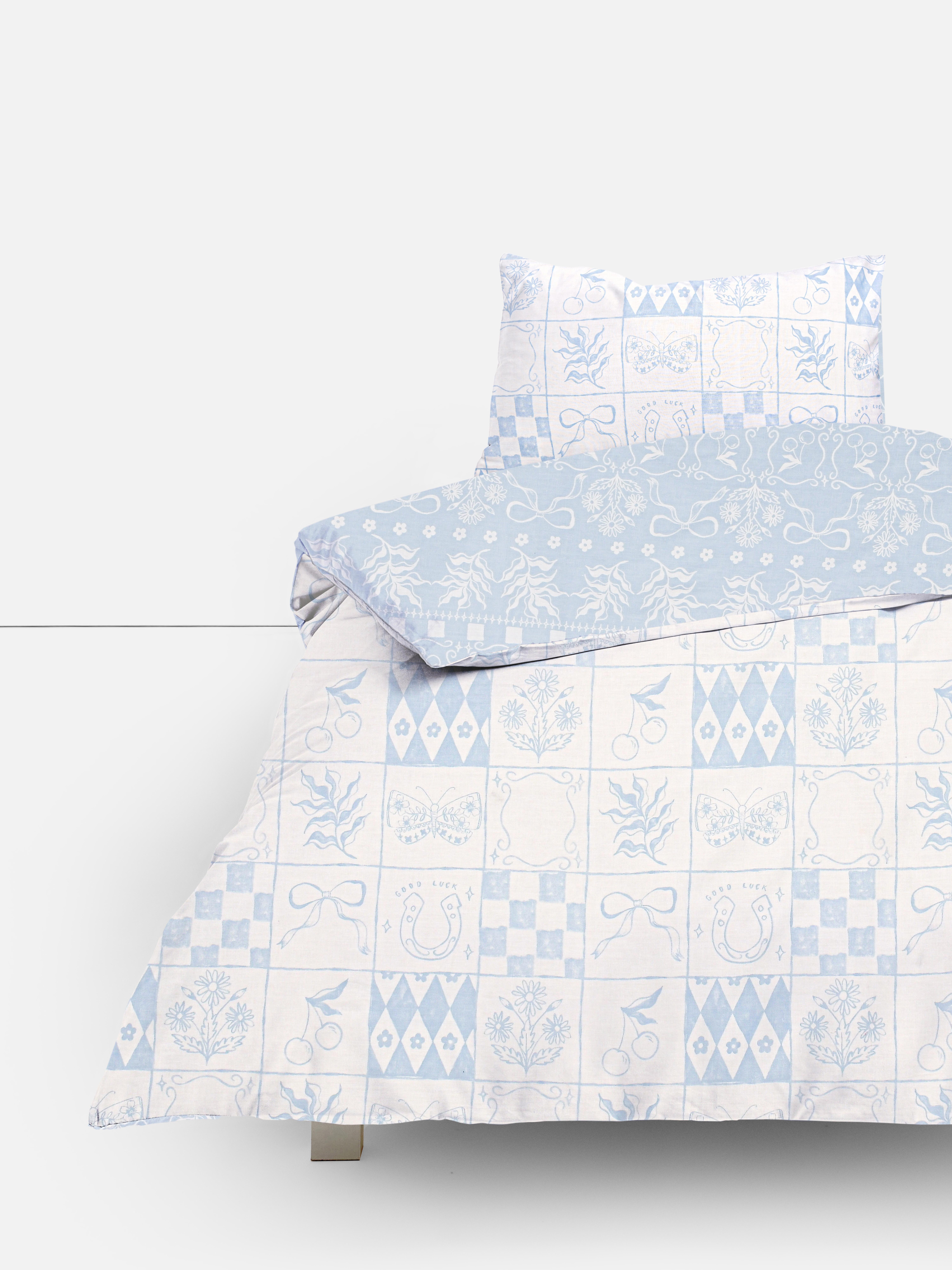 Reversible Rodeo Tile Single Duvet Cover Set