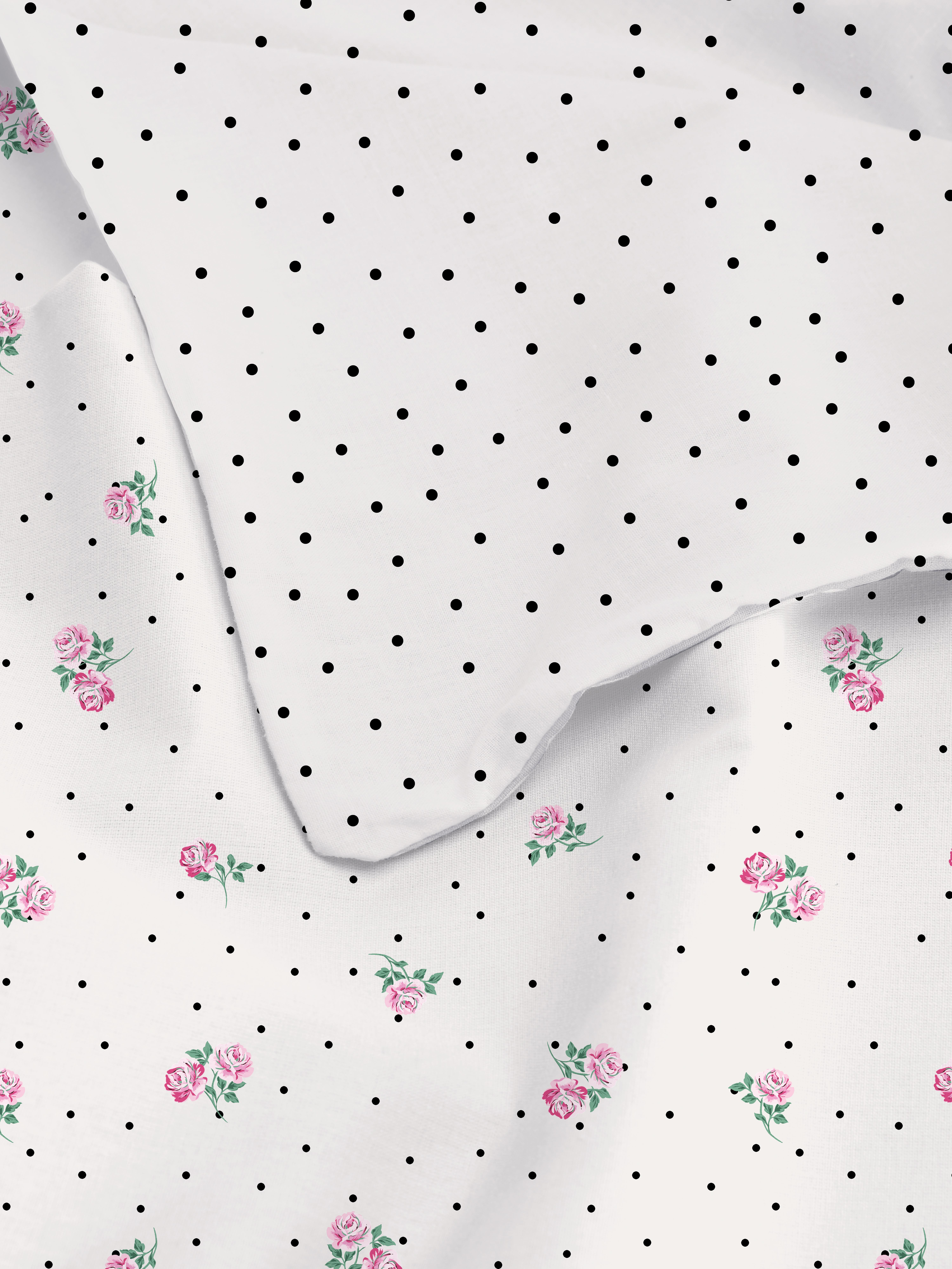 Funda nórdica con flores rosas para cama individual