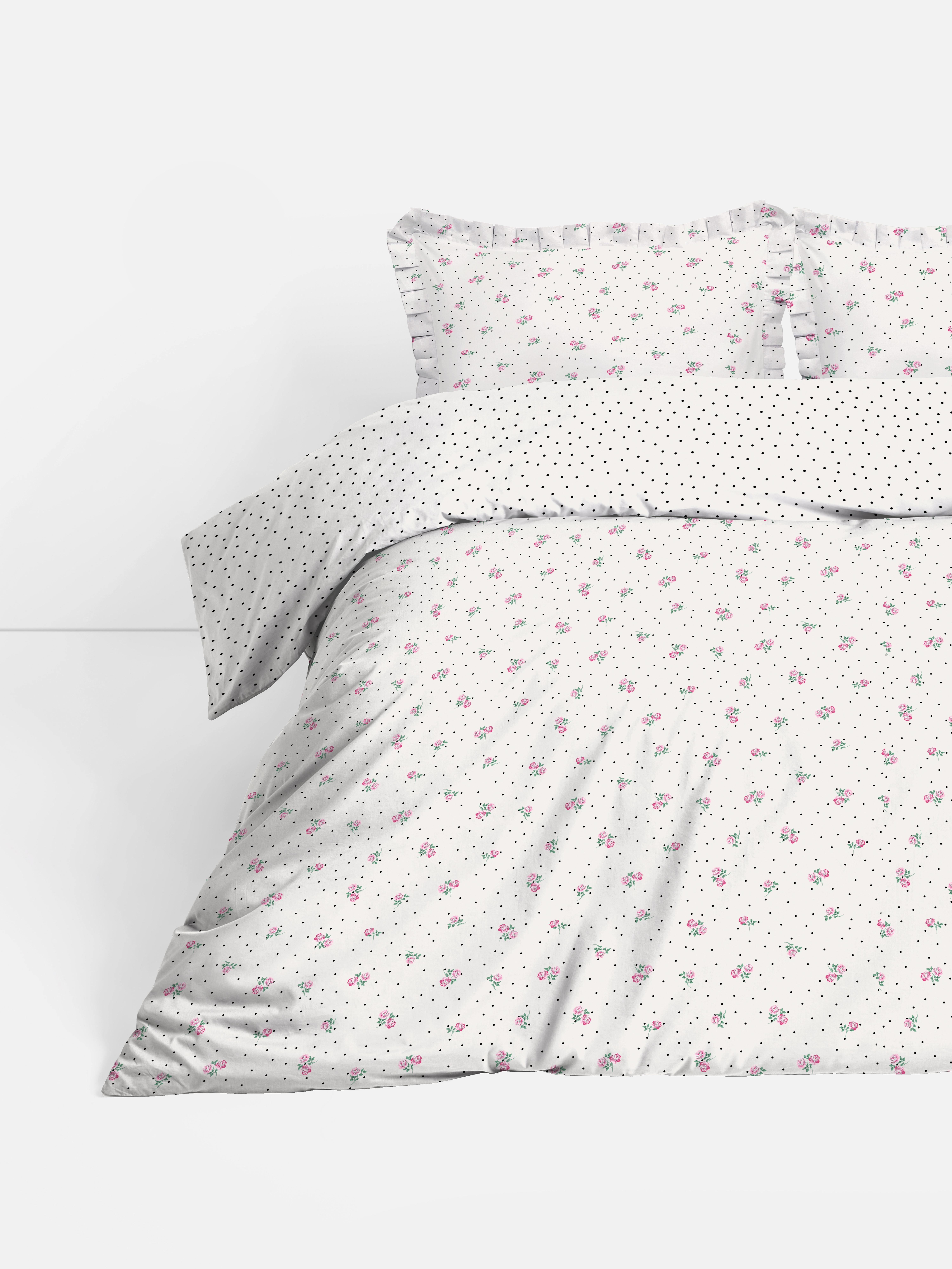 Reversible Ditsy Floral Double Duvet Cover Set